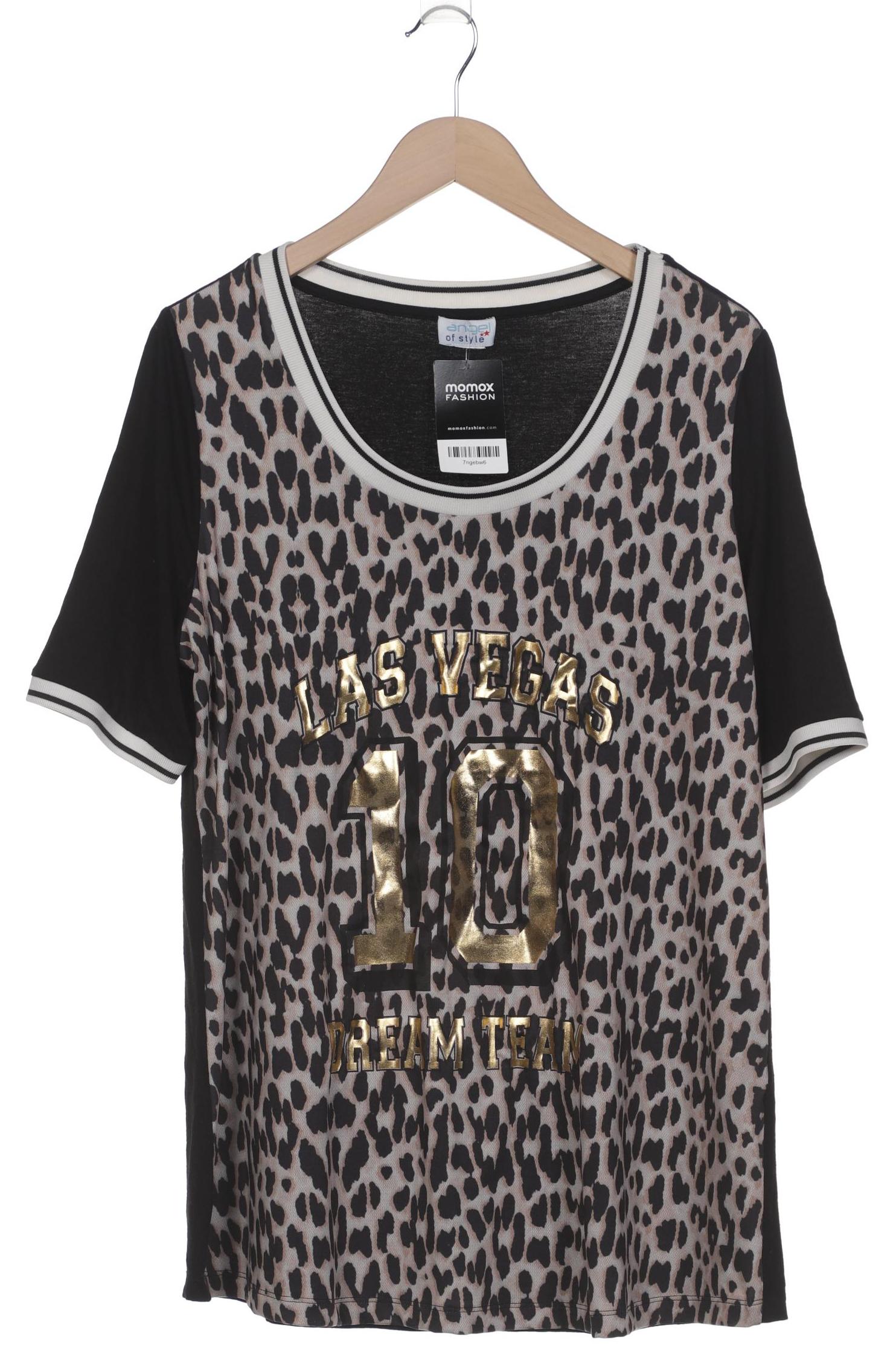 

Angel of Style Damen T-Shirt, schwarz, Gr. 44