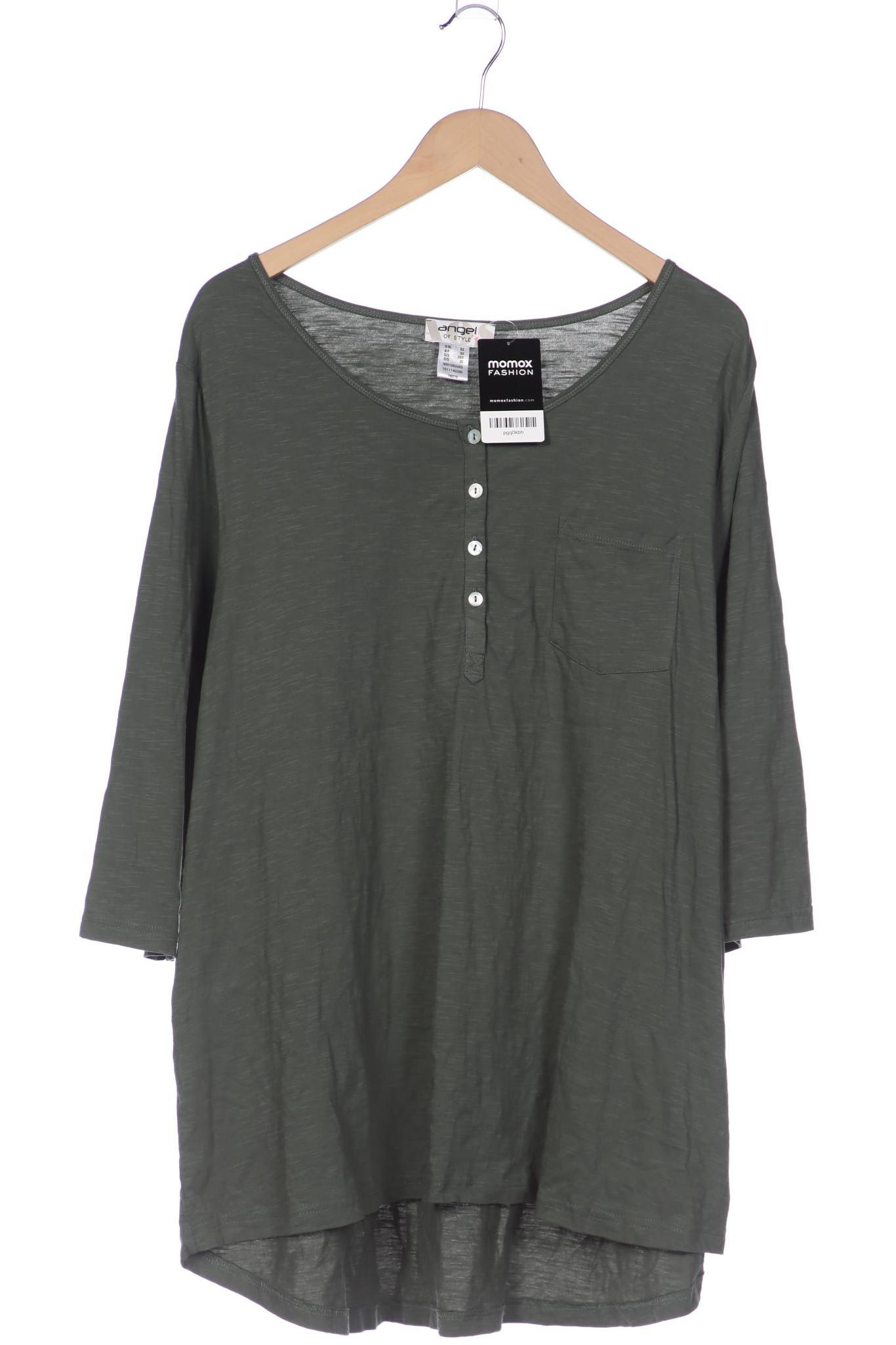 

Angel of Style Damen Langarmshirt, grün, Gr. 52