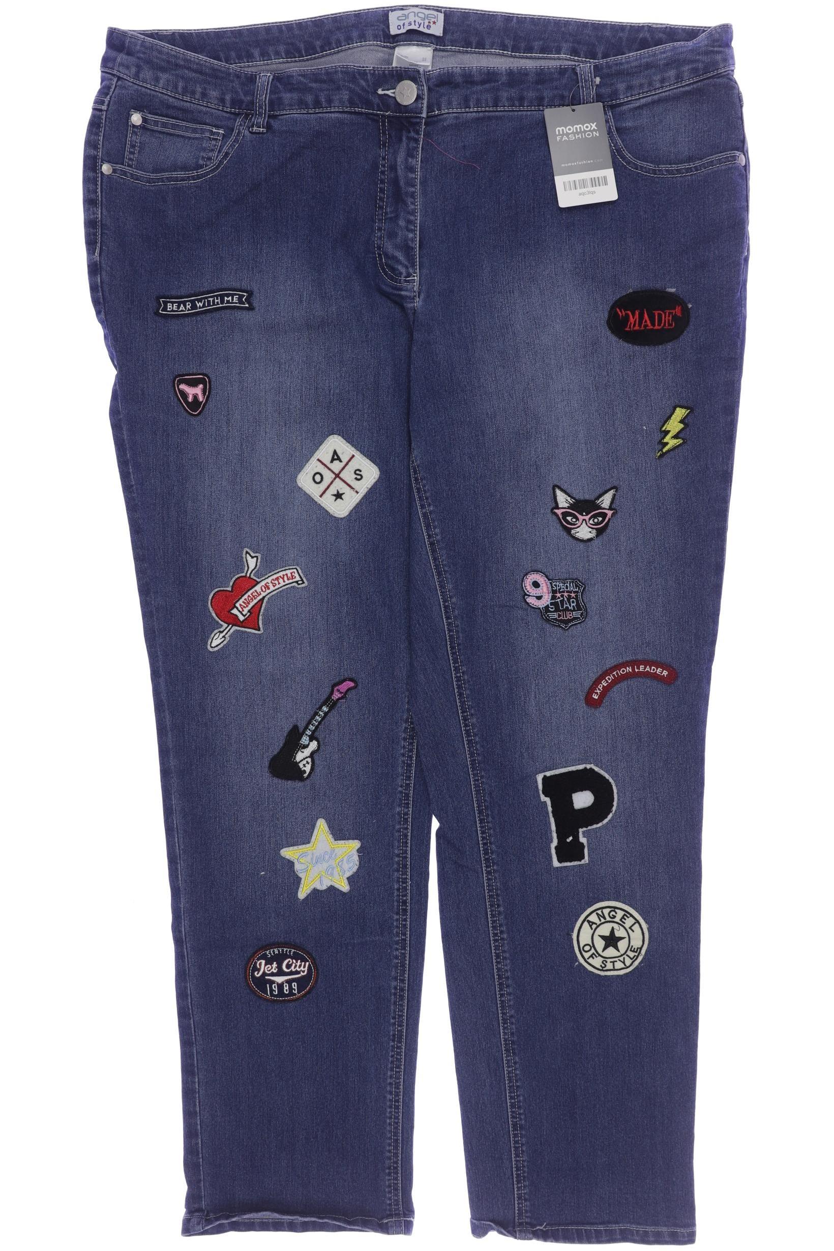 

Angel of Style Damen Jeans, blau, Gr. 50