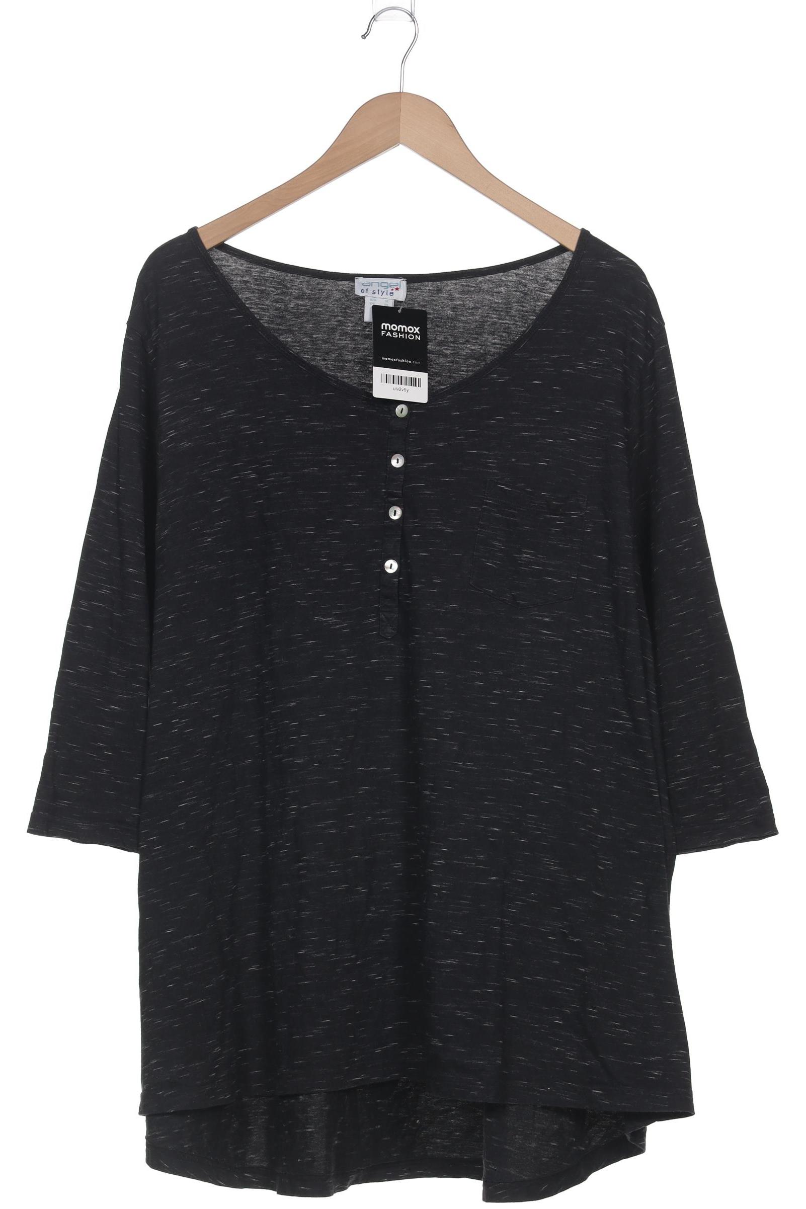 

Angel of Style Damen Langarmshirt, schwarz, Gr. 52