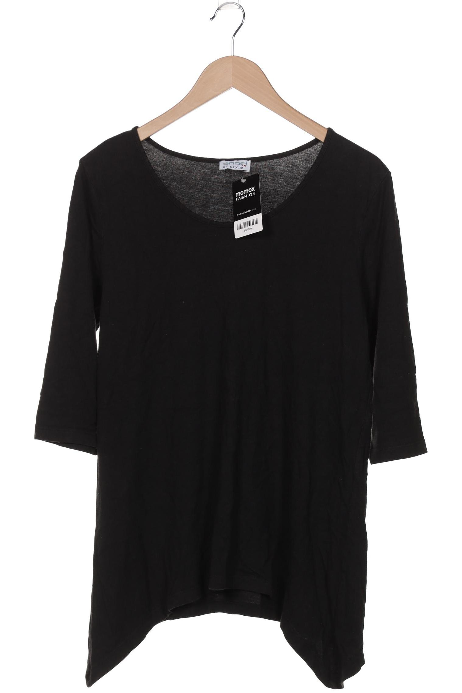 

Angel of Style Damen Langarmshirt, schwarz, Gr. 44