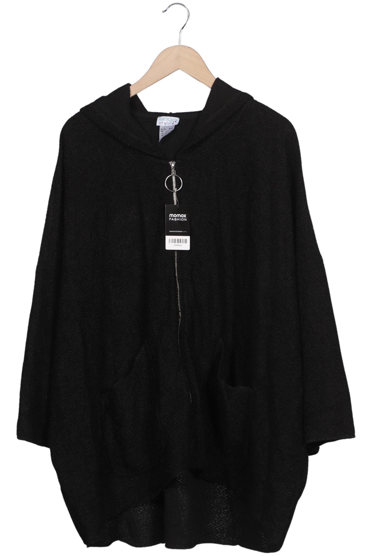 

Angel of Style Damen Strickjacke, schwarz, Gr. 56
