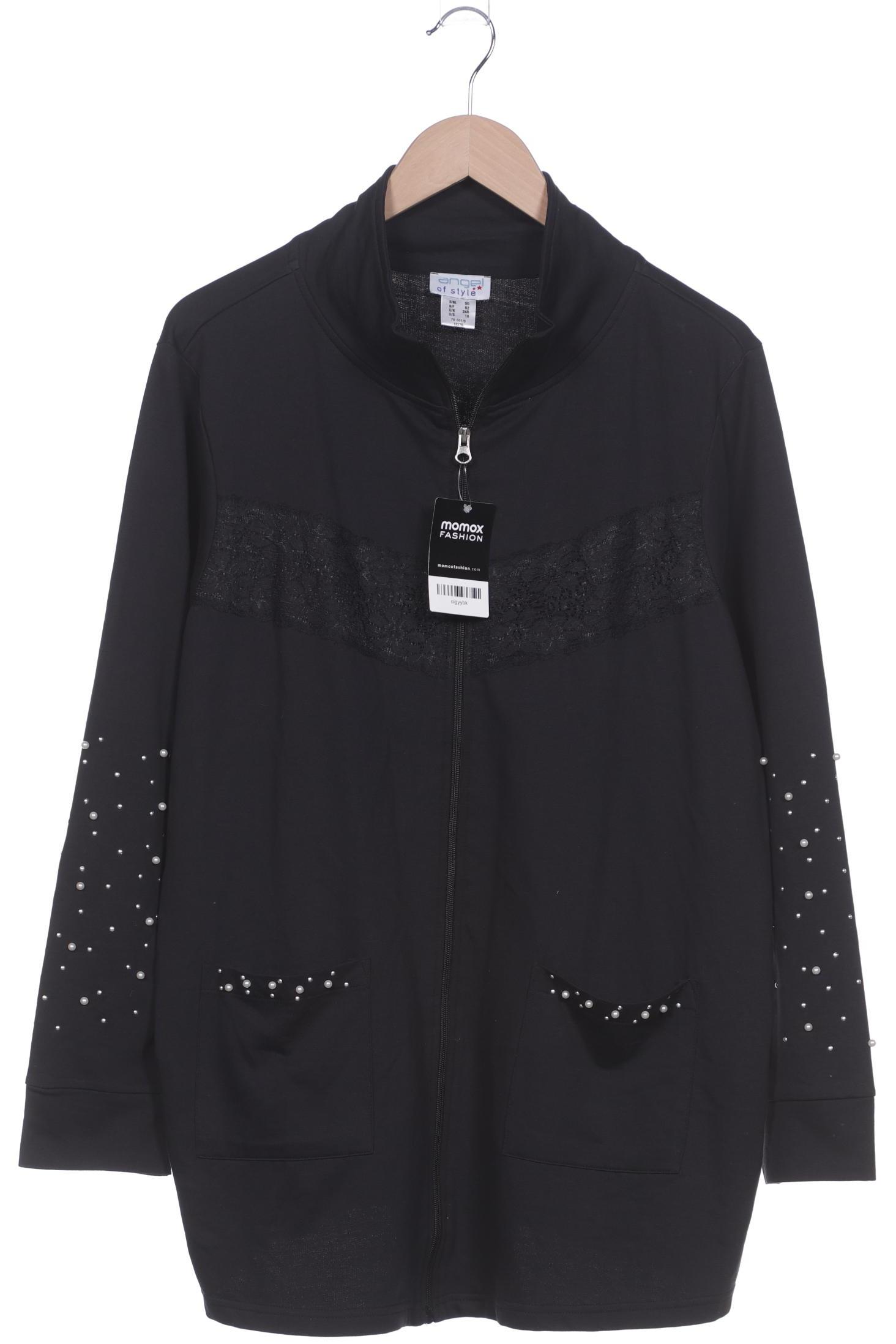

Angel of Style Damen Sweatshirt, schwarz, Gr. 50