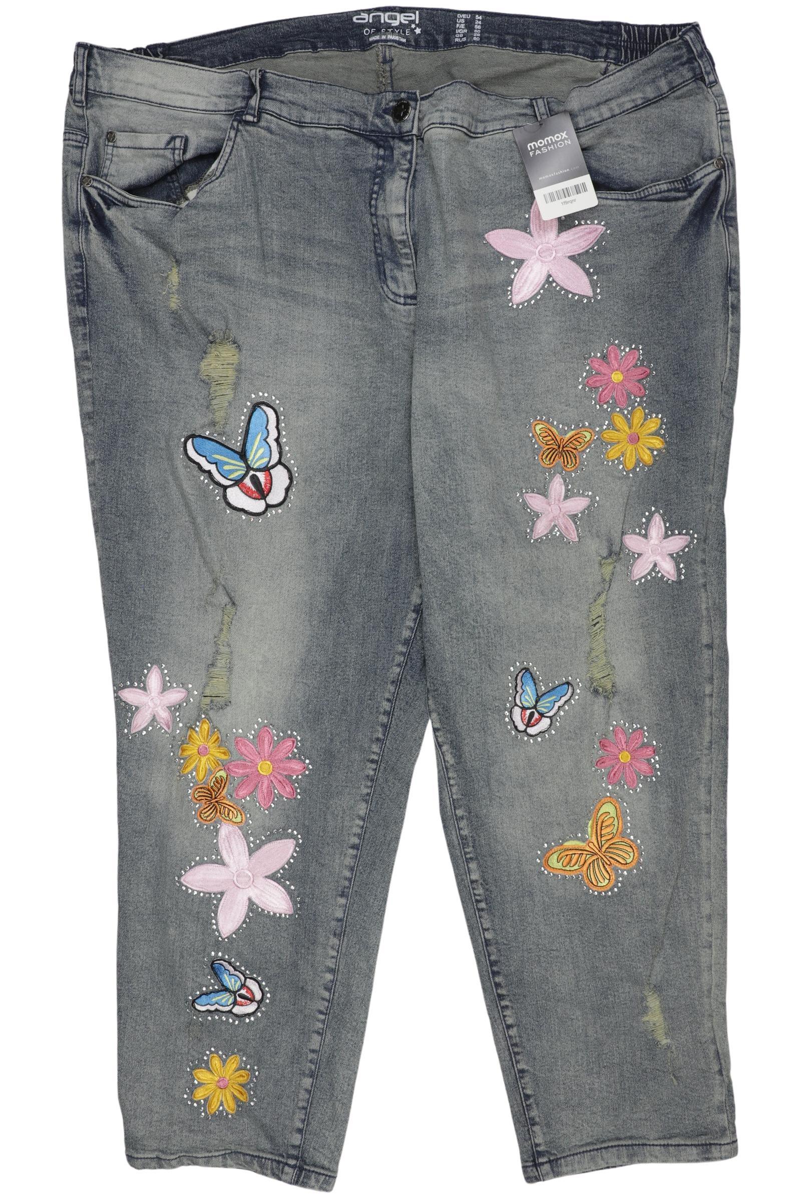 

Angel of Style Damen Jeans, grau, Gr. 54