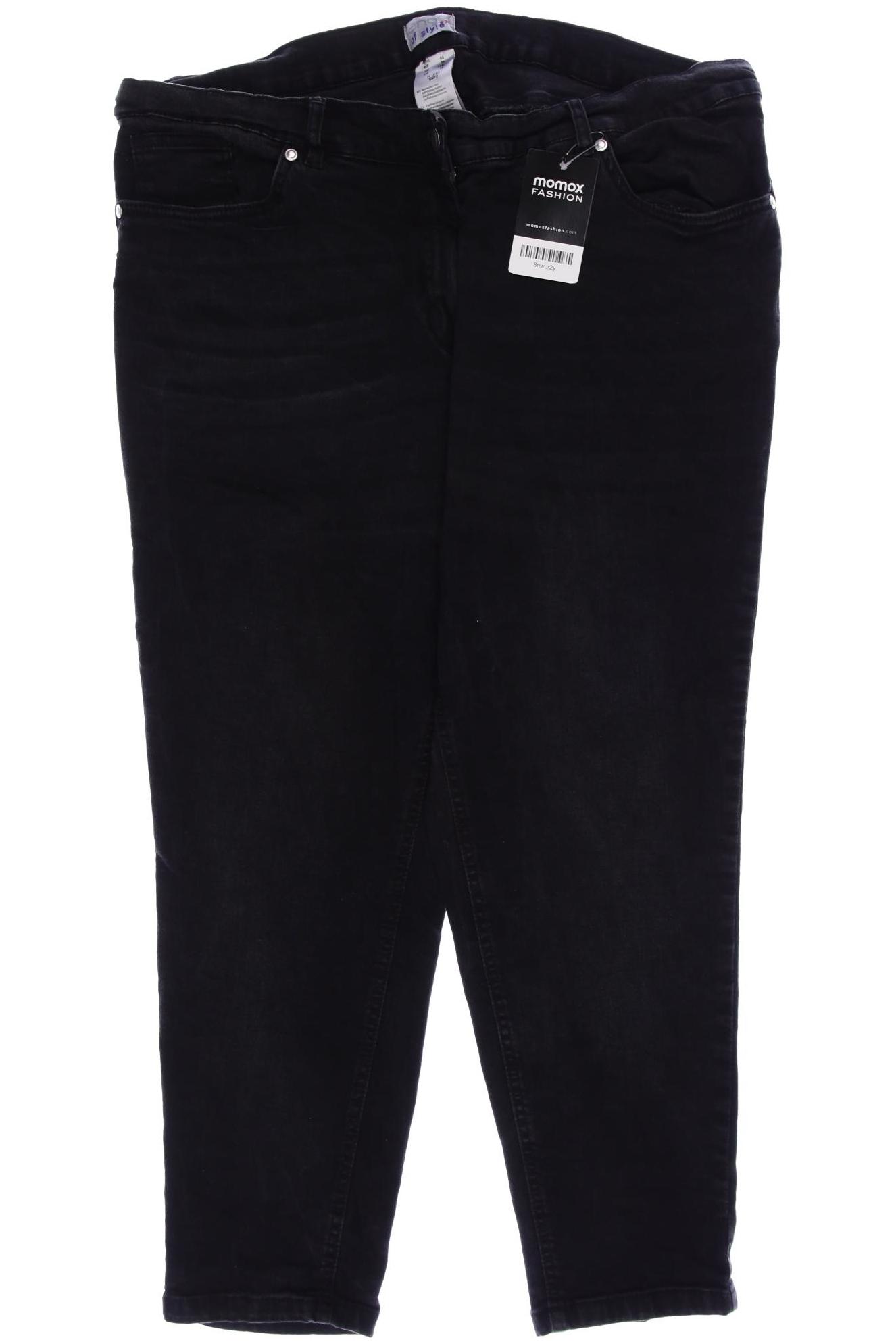 

Angel of Style Damen Jeans, schwarz, Gr. 48