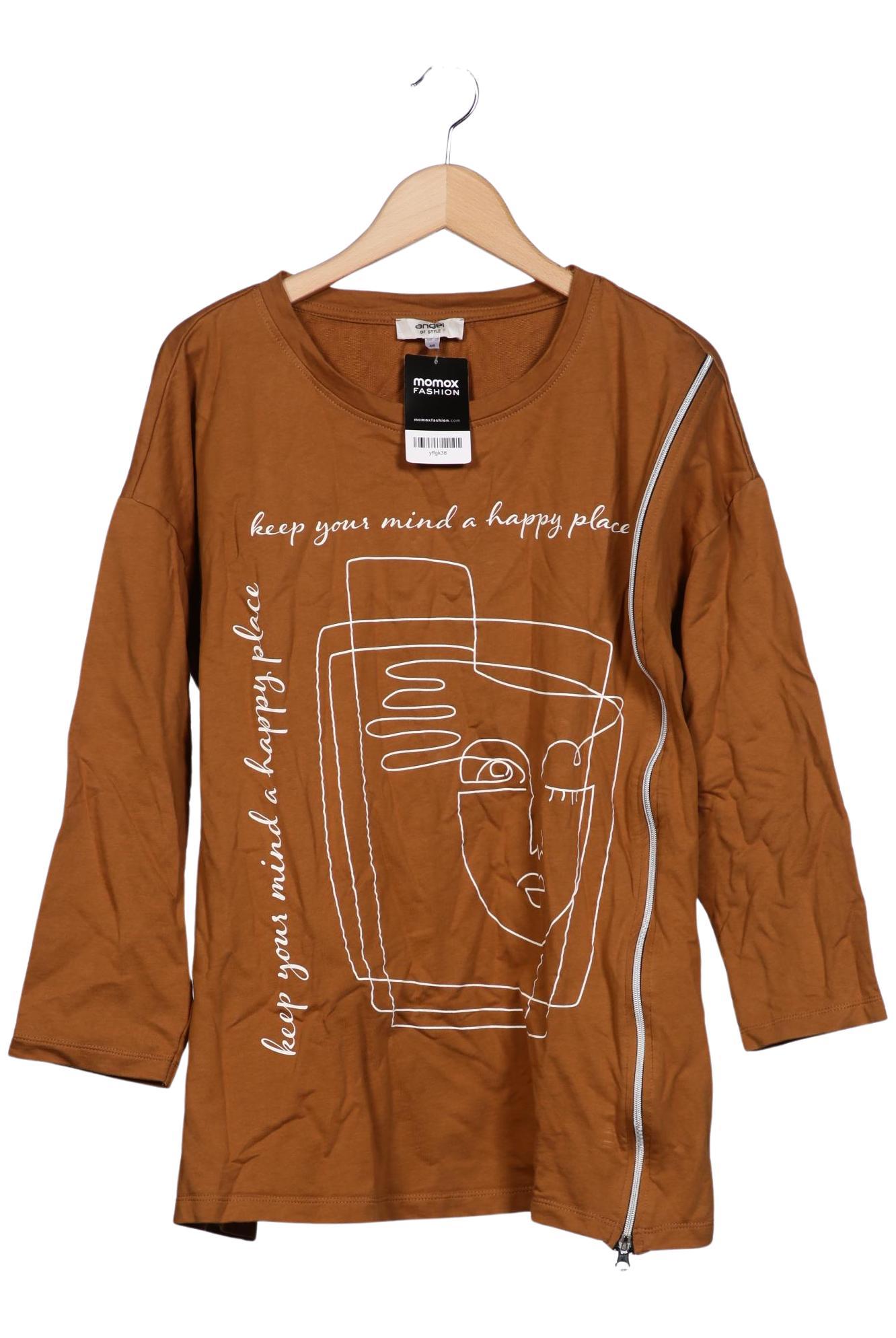 

Angel of Style Damen Sweatshirt, braun, Gr. 46