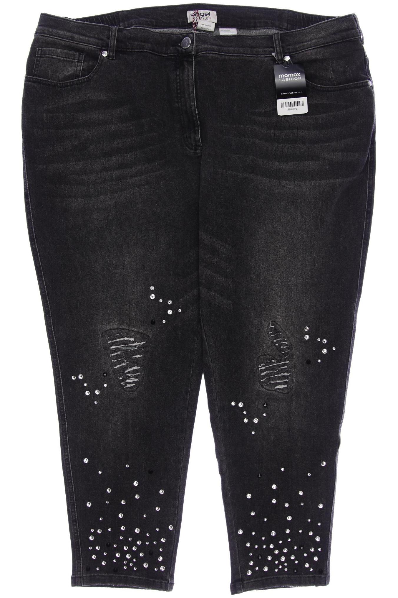 

Angel of Style Damen Jeans, grau, Gr. 54