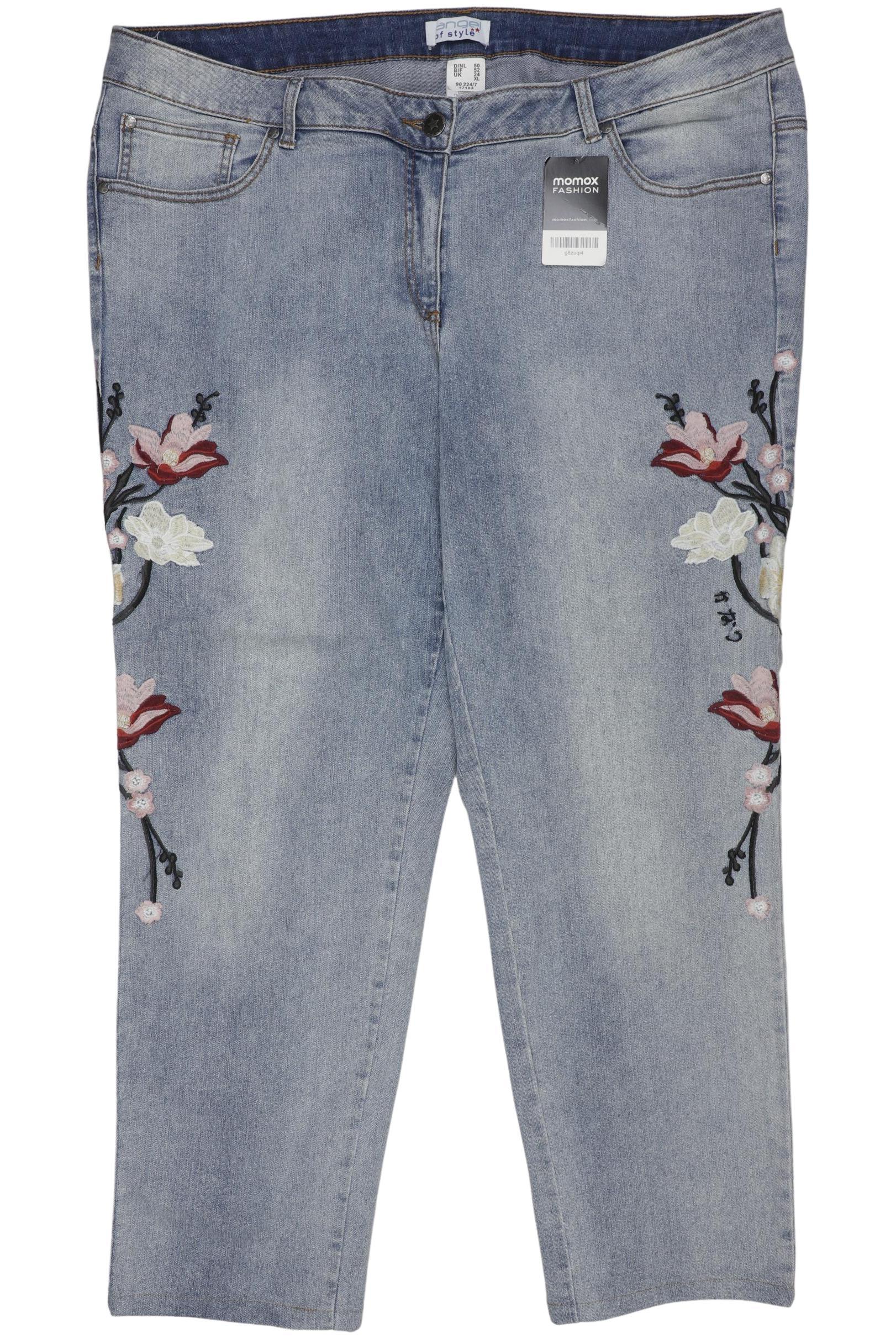 

Angel of Style Damen Jeans, hellblau, Gr. 50