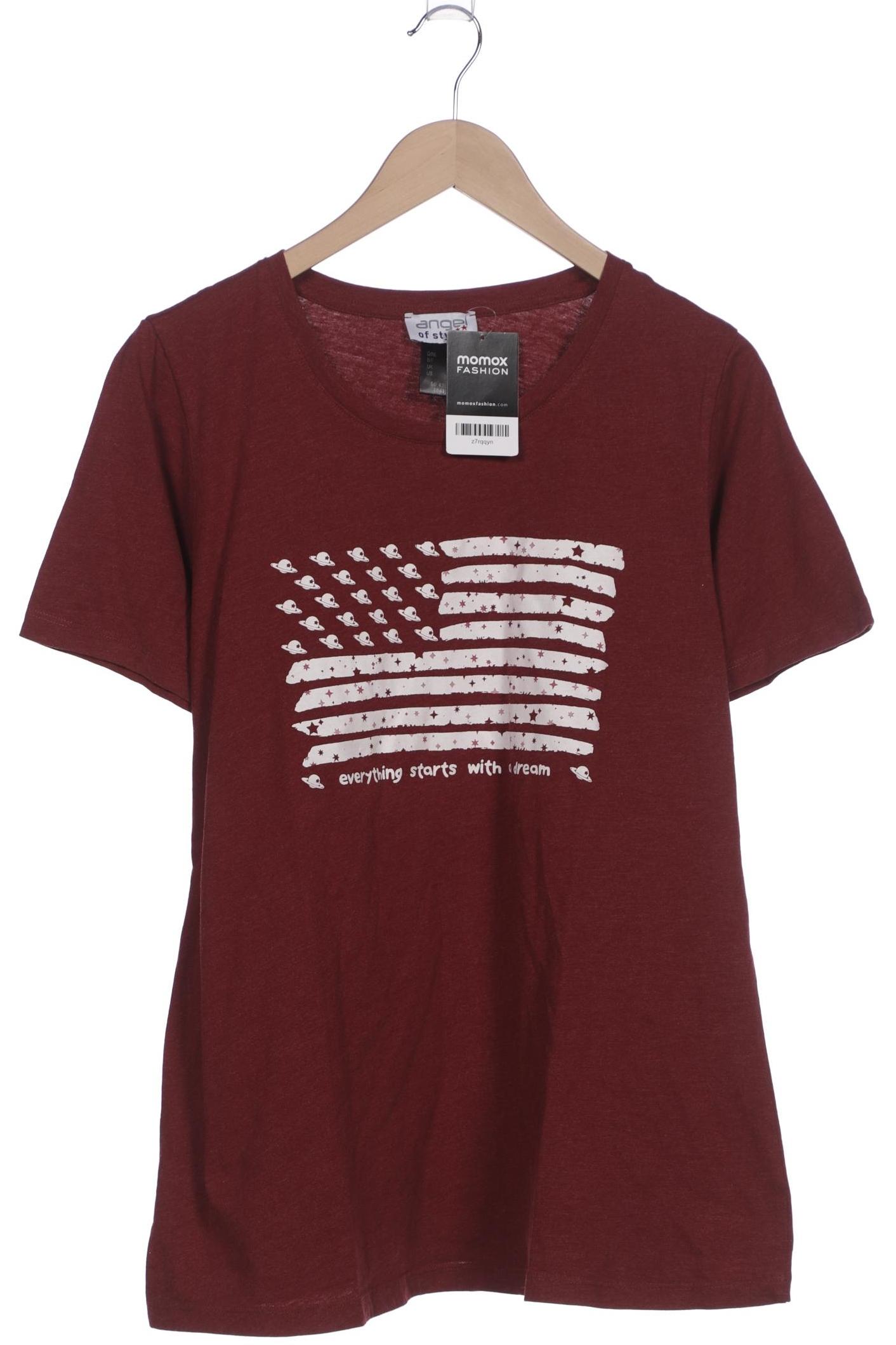 

Angel of Style Damen T-Shirt, bordeaux, Gr. 46