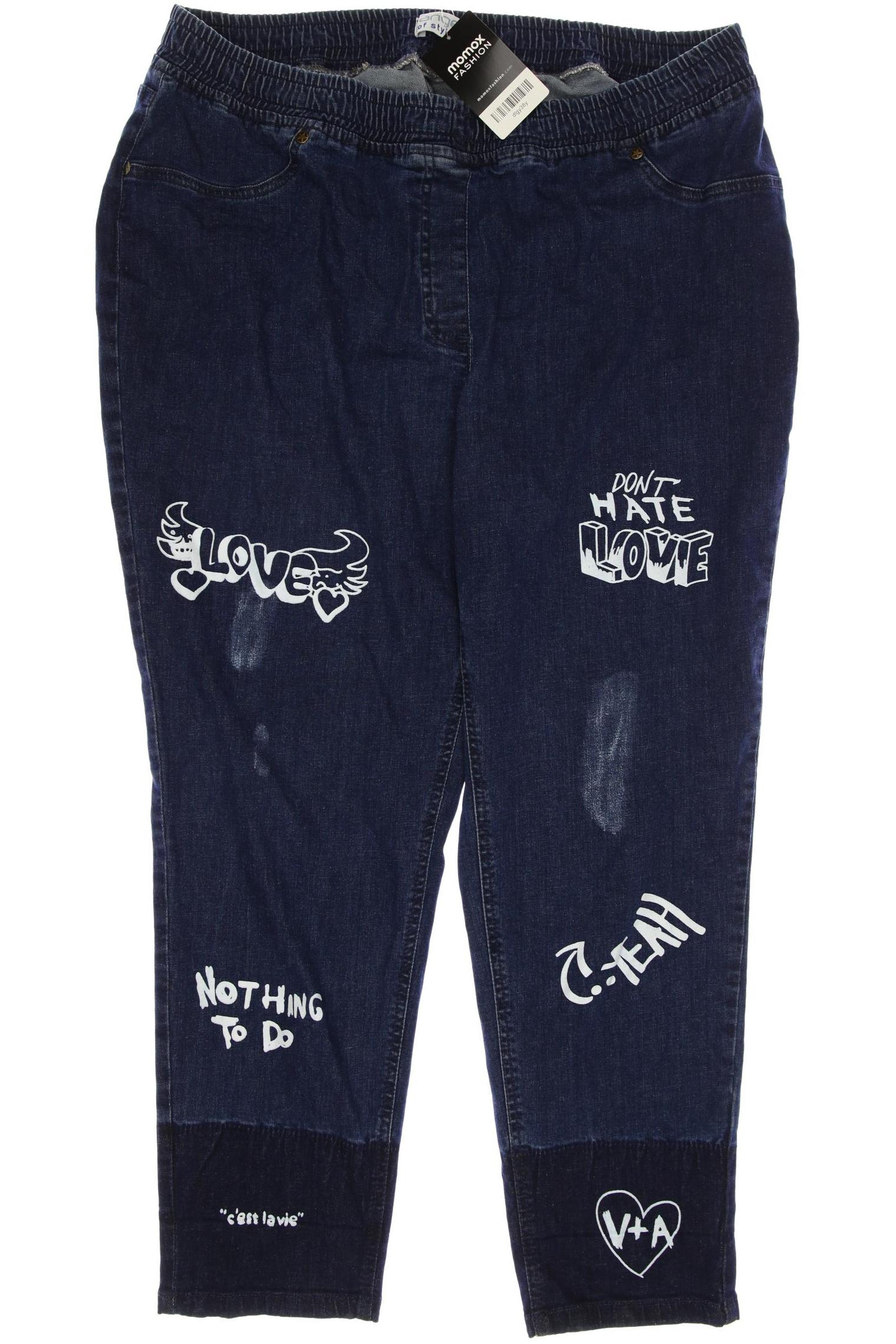 

Angel of Style Damen Jeans, marineblau, Gr. 34