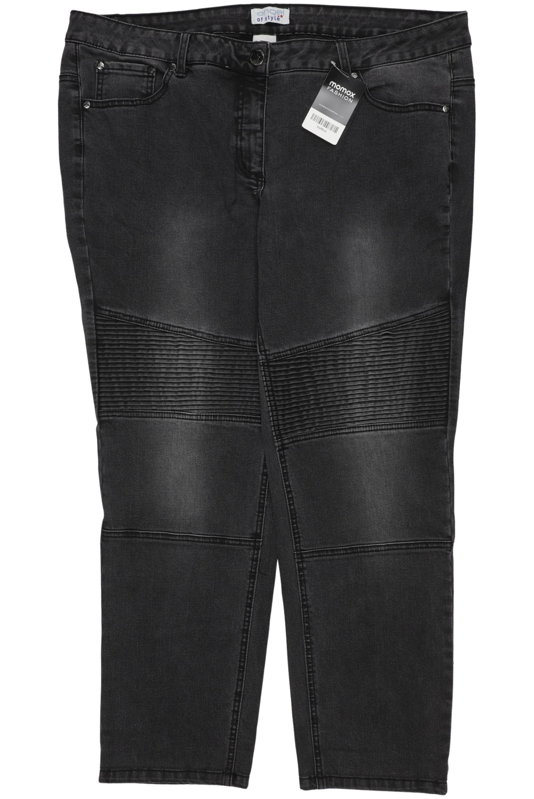 

Angel of Style Damen Jeans, schwarz, Gr. 48