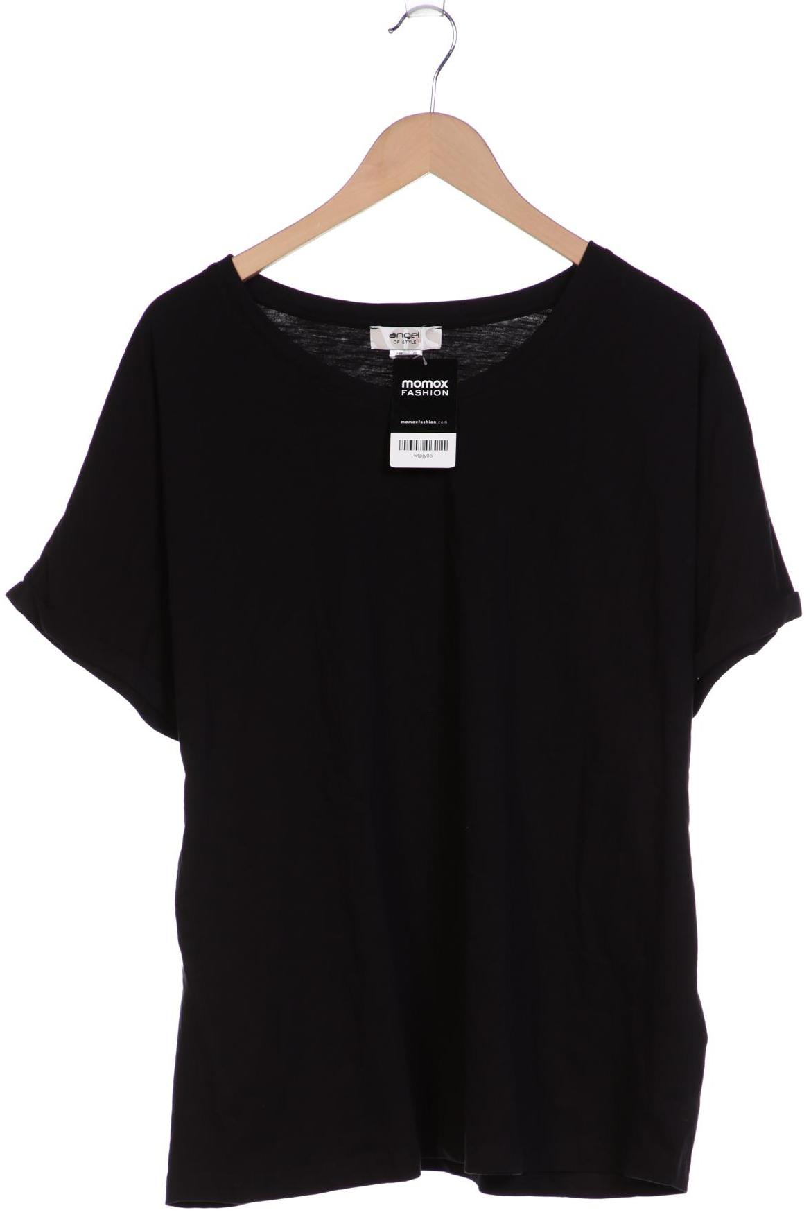 

Angel of Style Damen T-Shirt, schwarz, Gr. 46