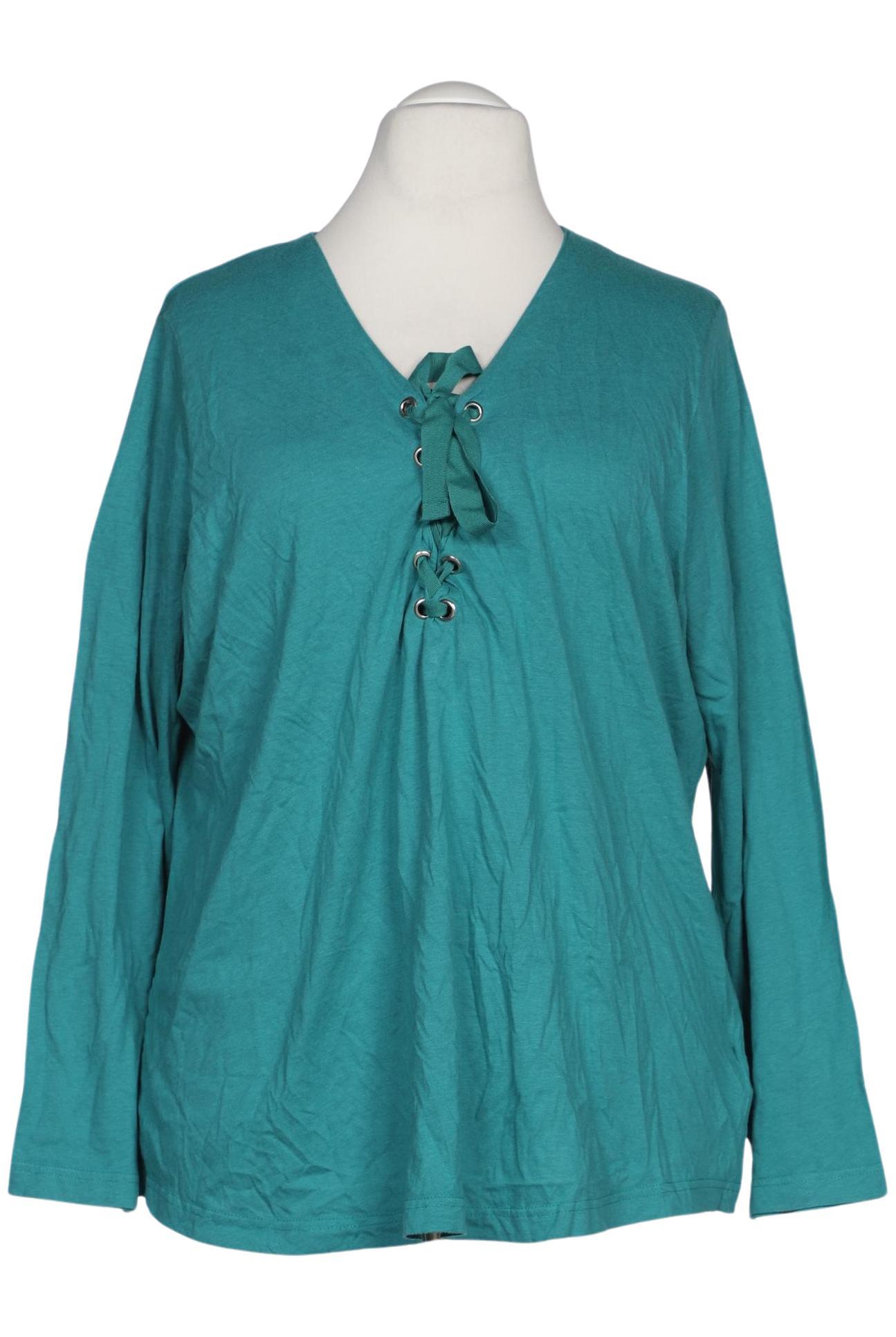 

Angel of Style Damen Langarmshirt, türkis, Gr. 54