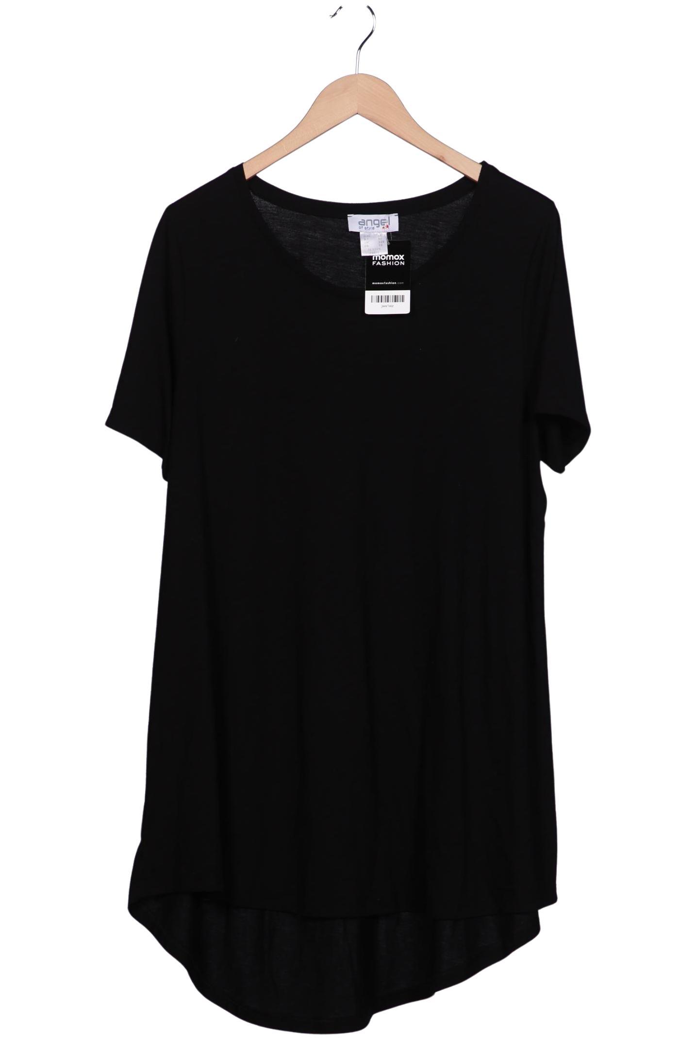 

Angel of Style Damen T-Shirt, schwarz, Gr. 48