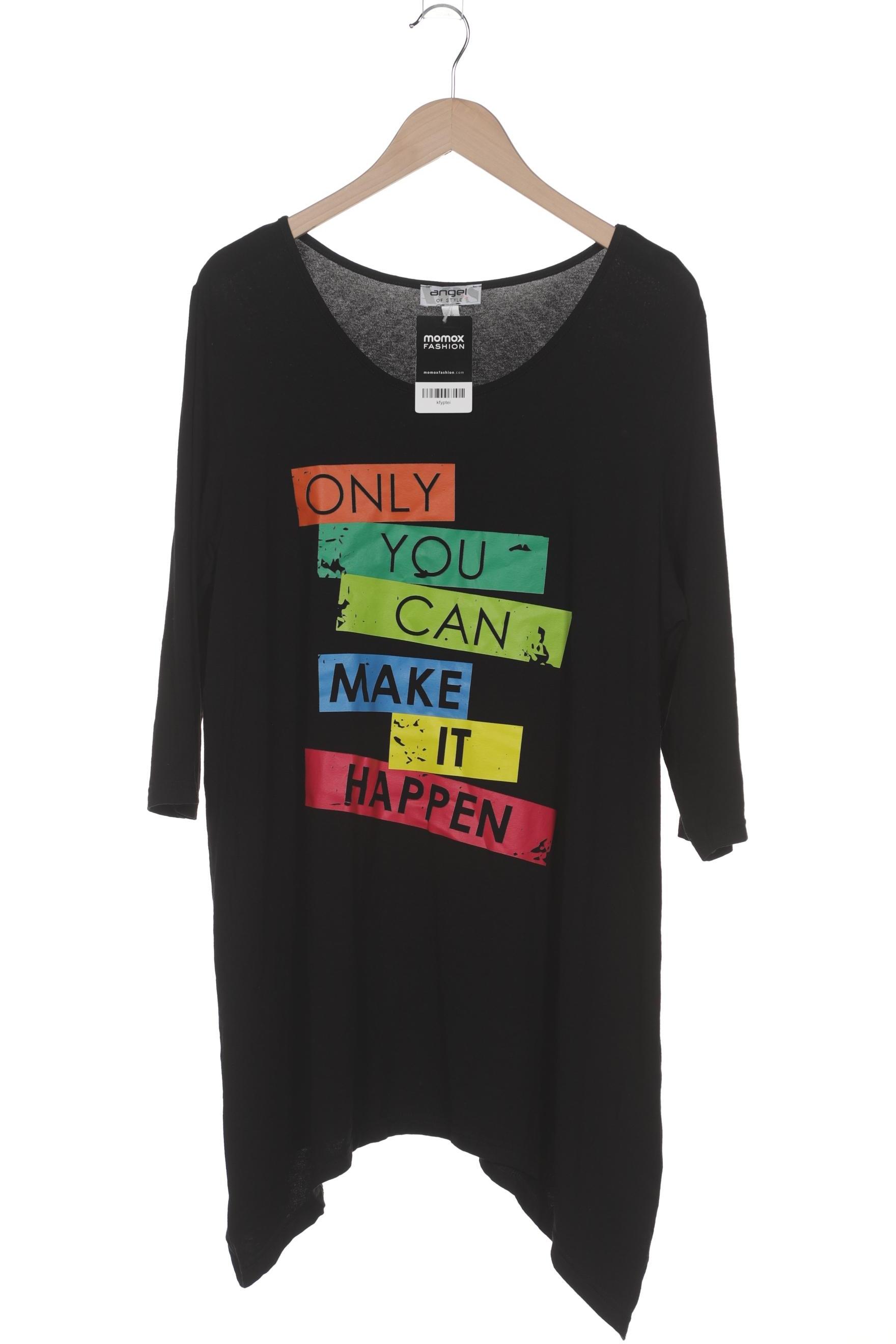 

Angel of Style Damen T-Shirt, schwarz, Gr. 46