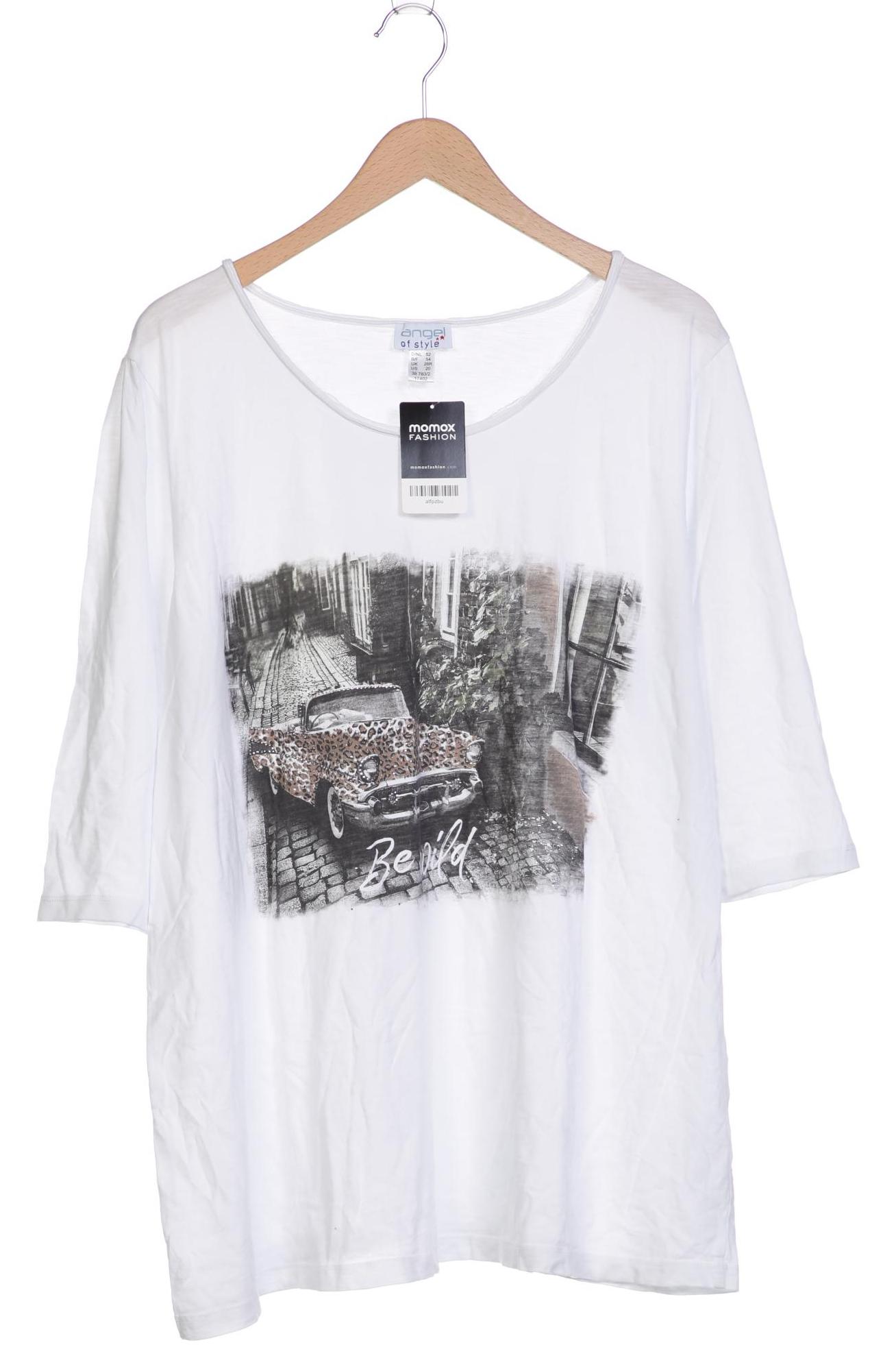 

Angel of Style Damen Langarmshirt, weiß
