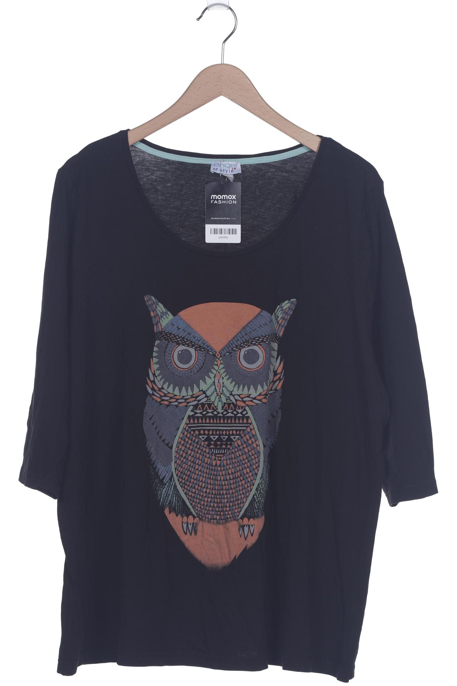 

Angel of Style Damen Langarmshirt, schwarz, Gr. 52
