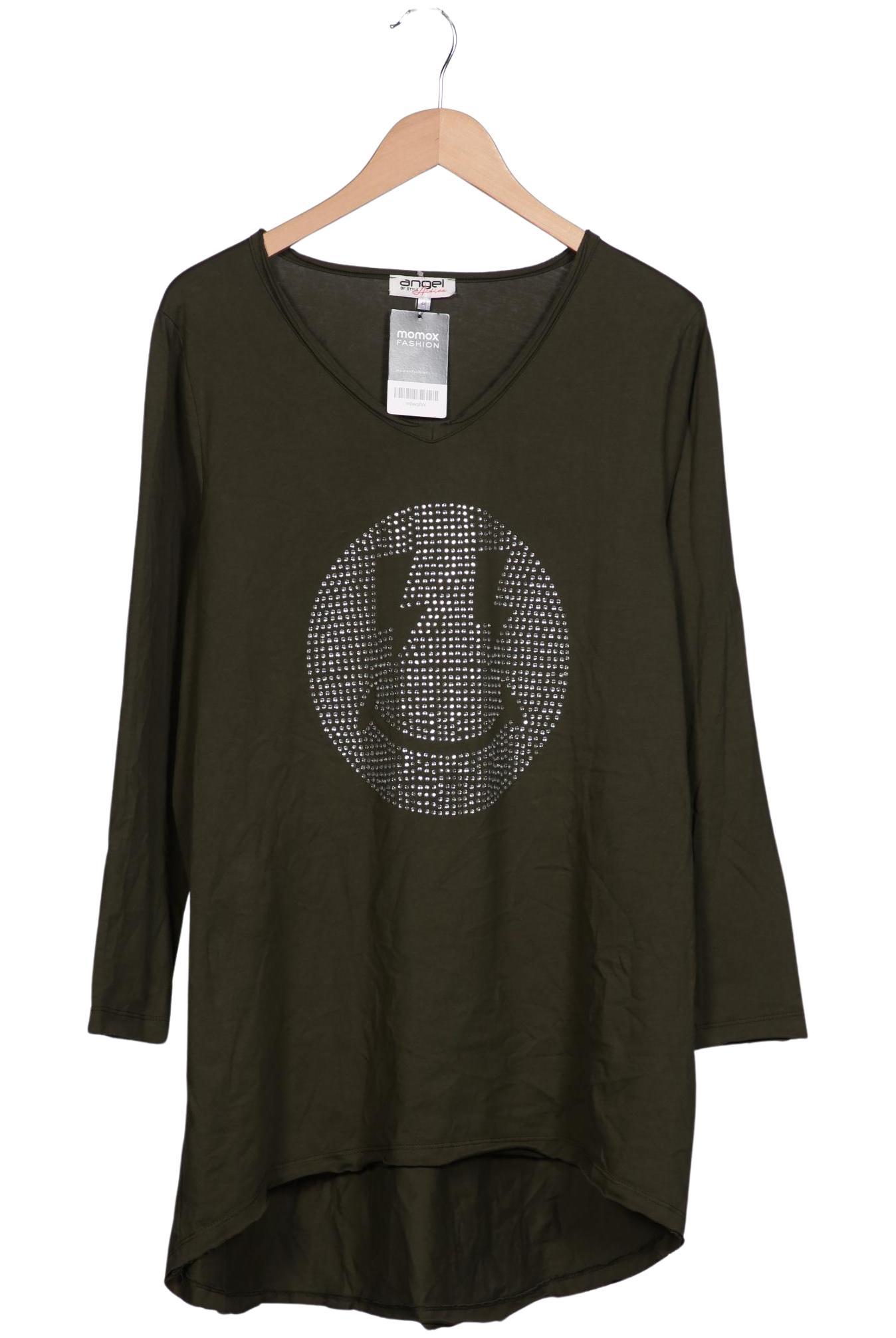 

Angel of Style Damen Langarmshirt, grün, Gr. 48