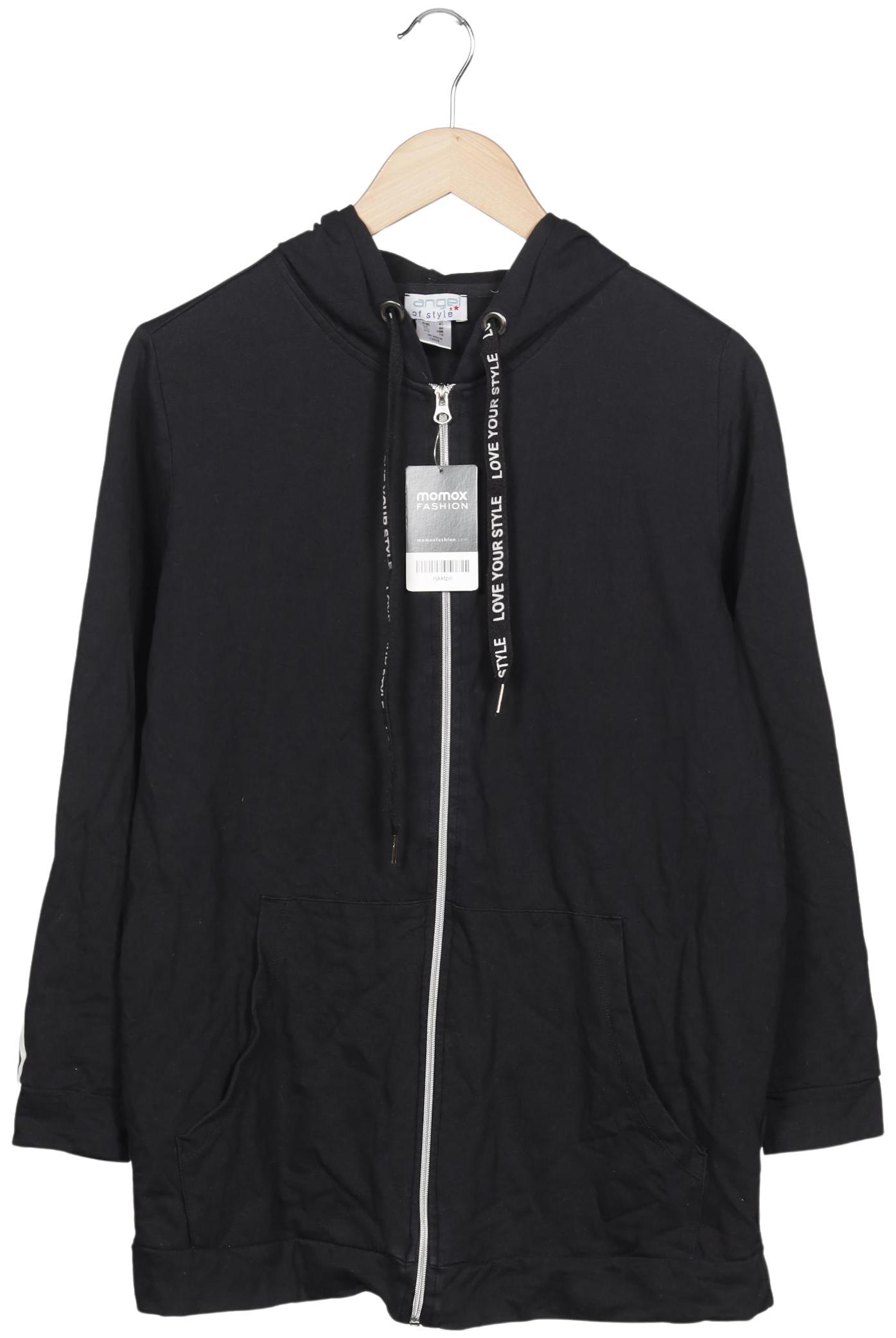 

Angel of Style Damen Kapuzenpullover, schwarz, Gr. 42