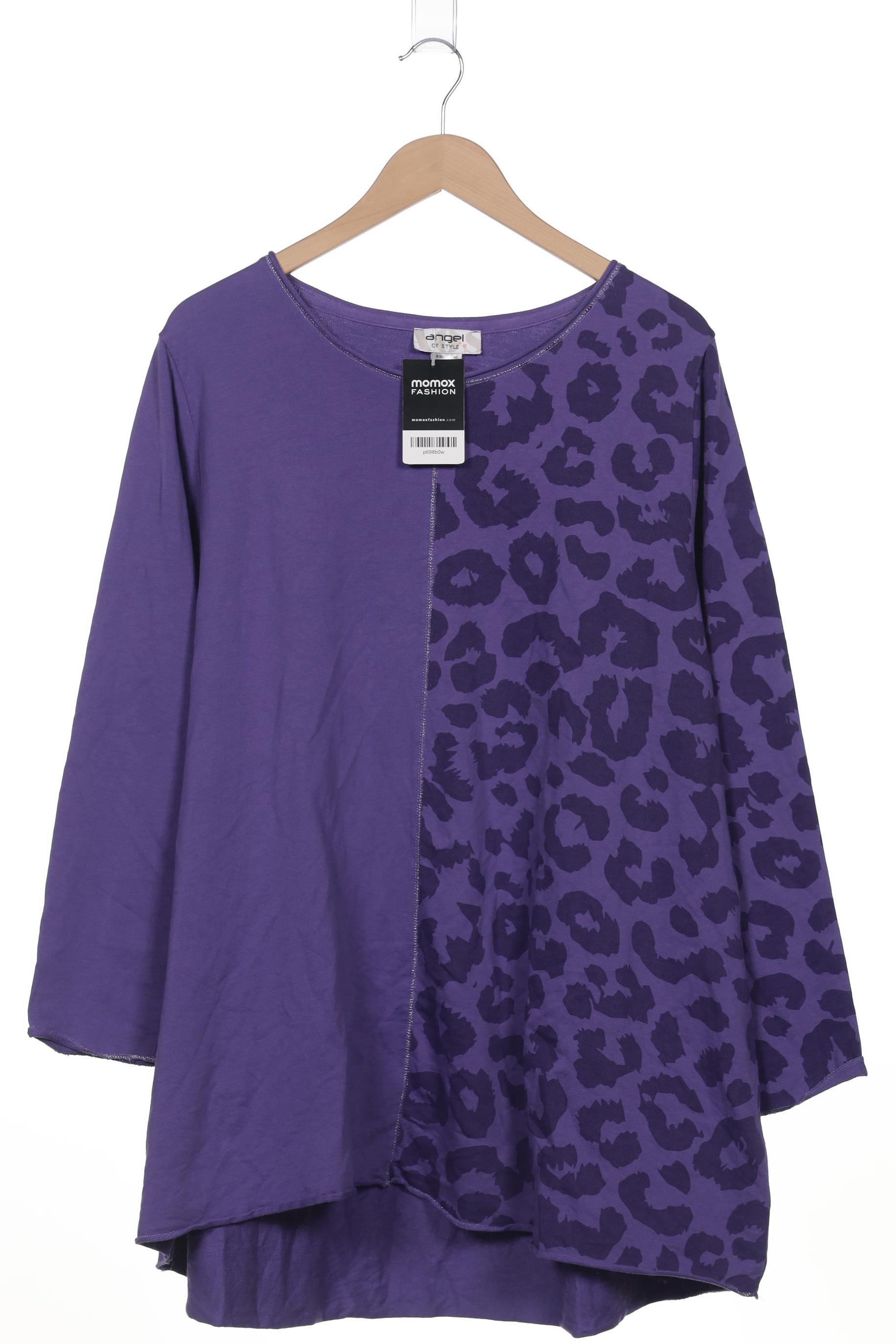 

Angel of Style Damen Langarmshirt, flieder, Gr. 48
