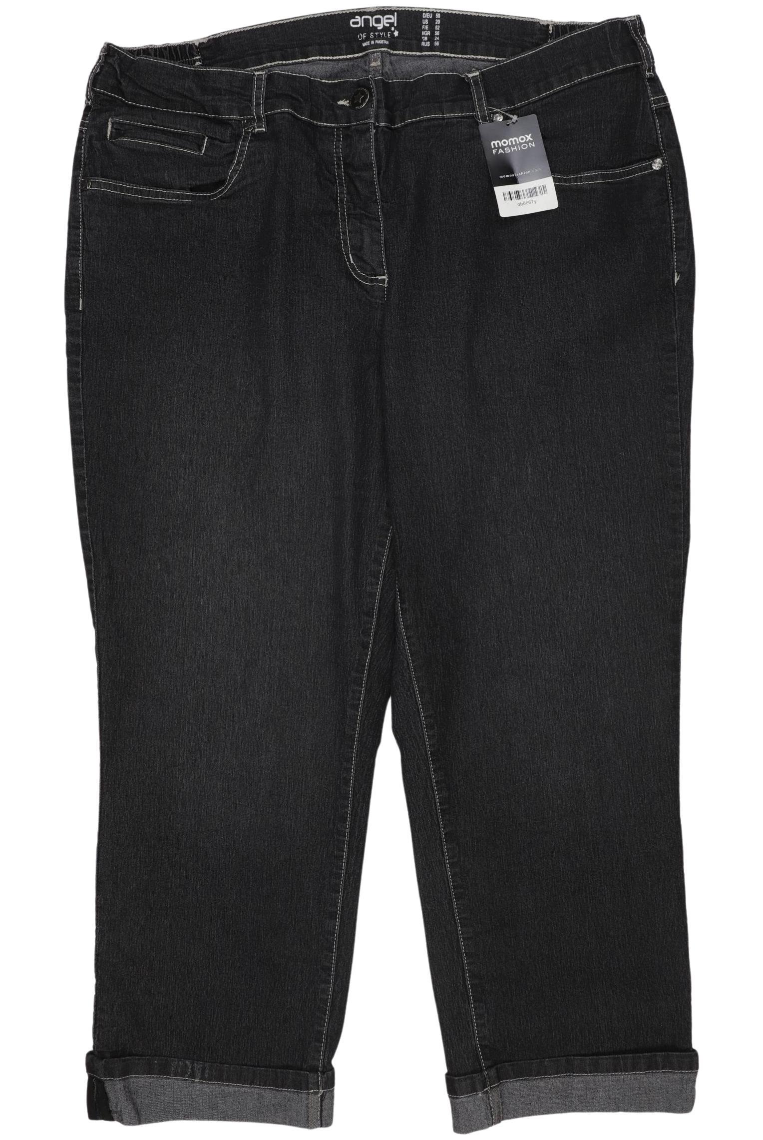 

Angel of Style Damen Jeans, schwarz, Gr. 50
