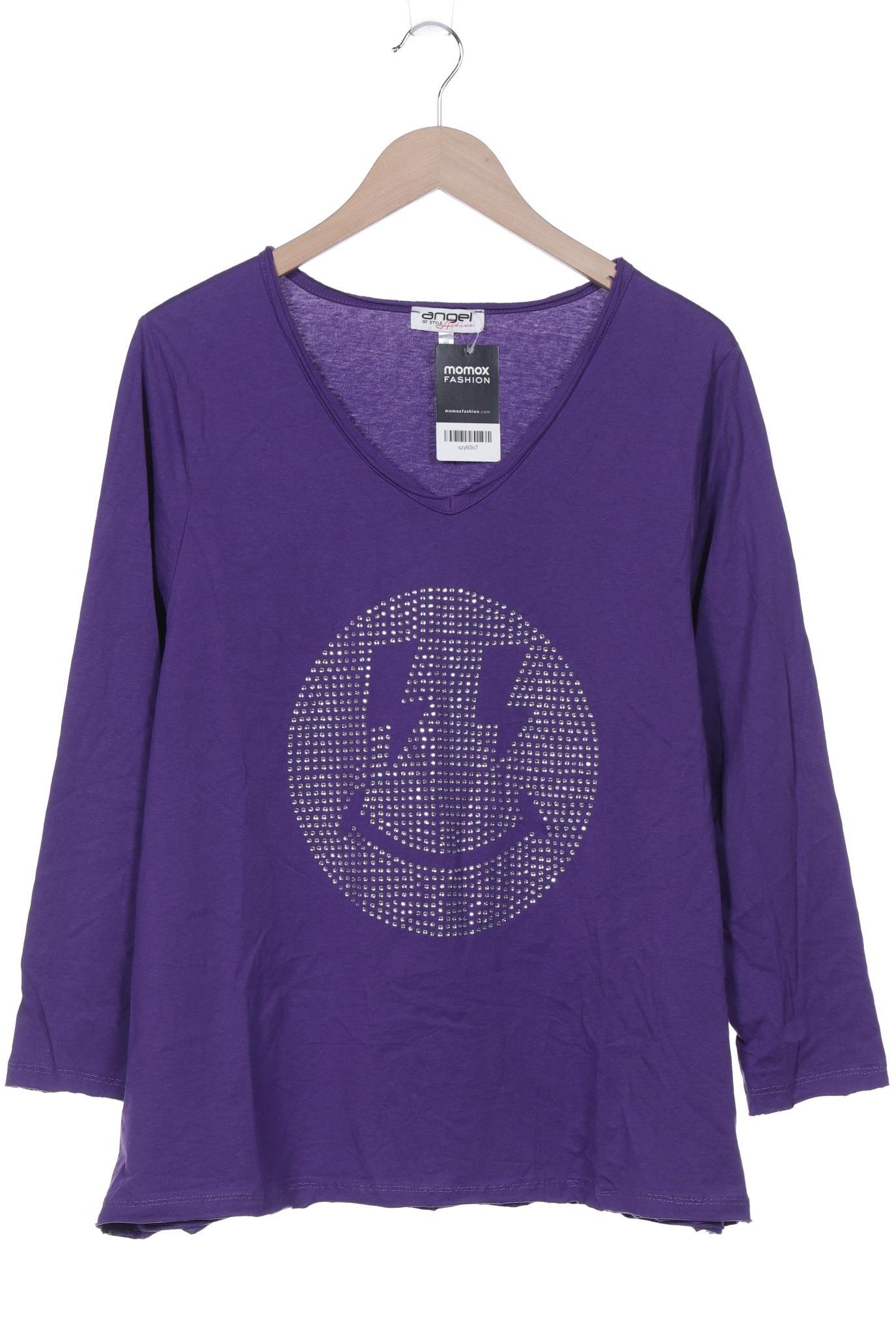 

Angel of Style Damen Langarmshirt, flieder, Gr. 48