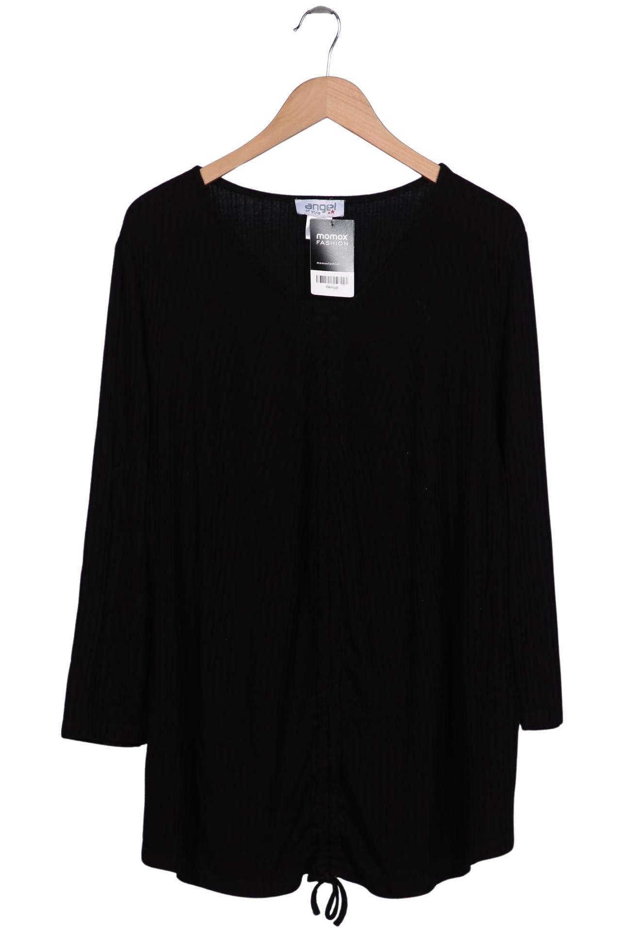 

Angel of Style Damen Langarmshirt, schwarz, Gr. 52