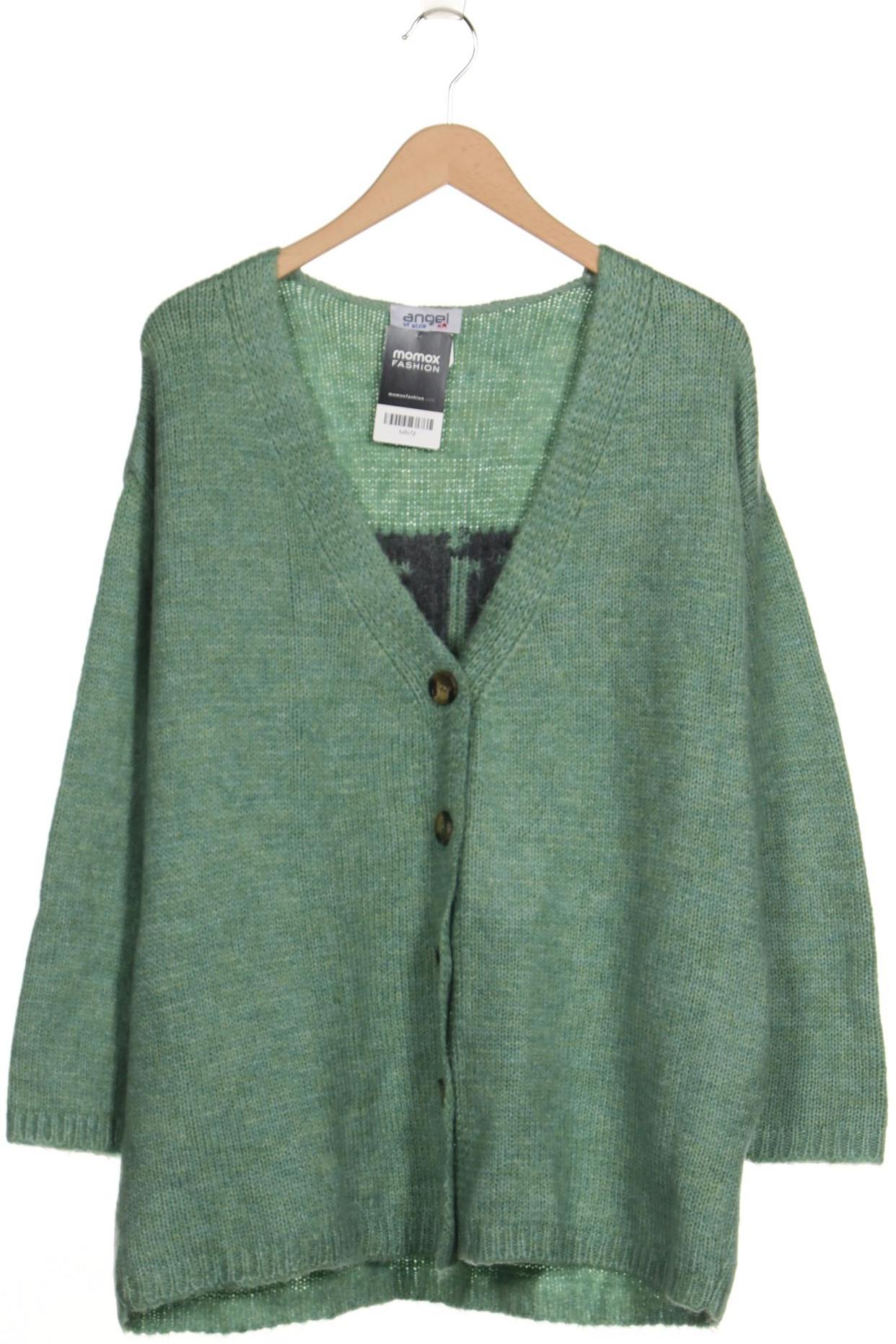 

Angel of Style Damen Strickjacke, grün, Gr. 44