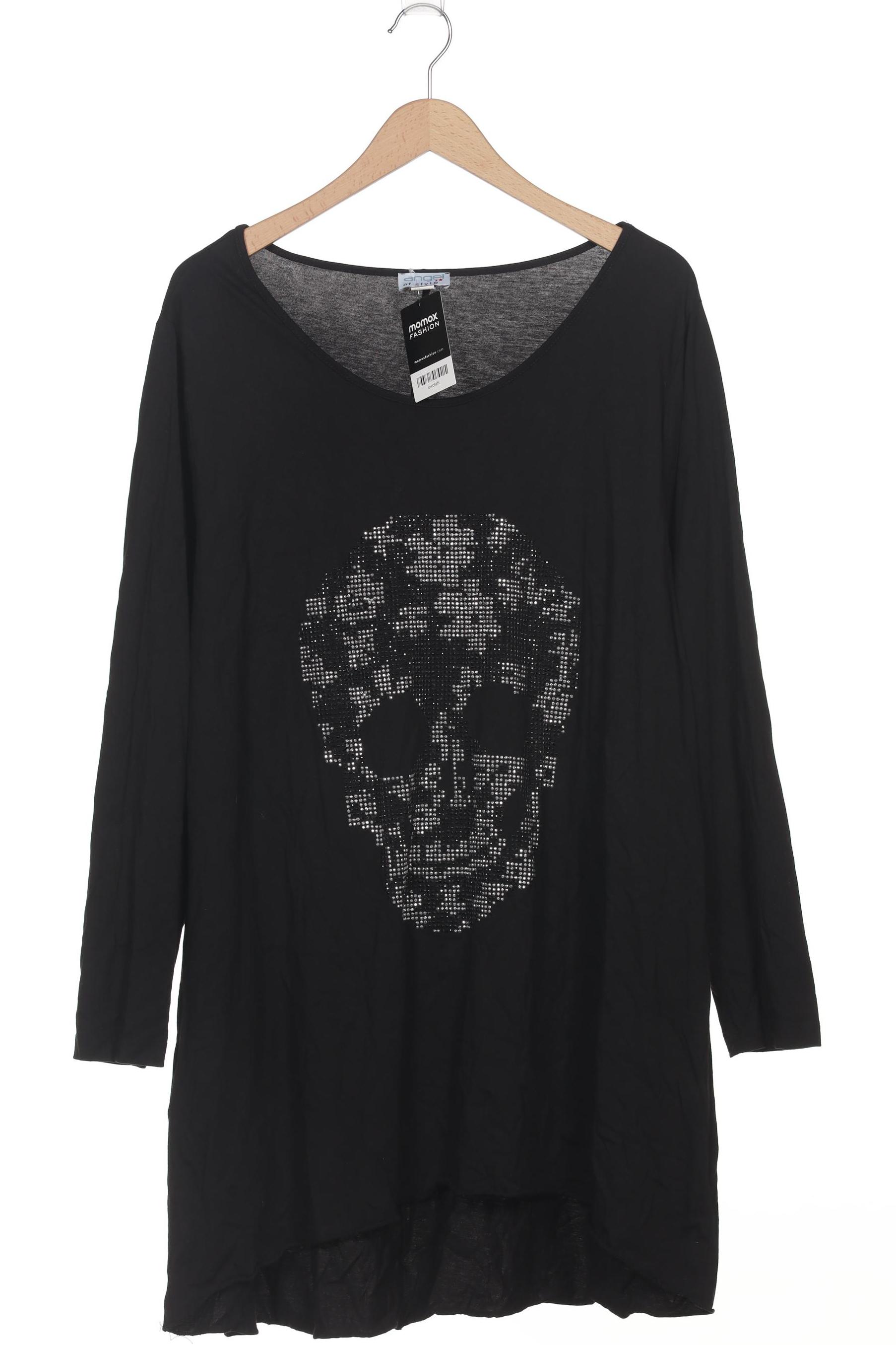

Angel of Style Damen Langarmshirt, schwarz, Gr. 52