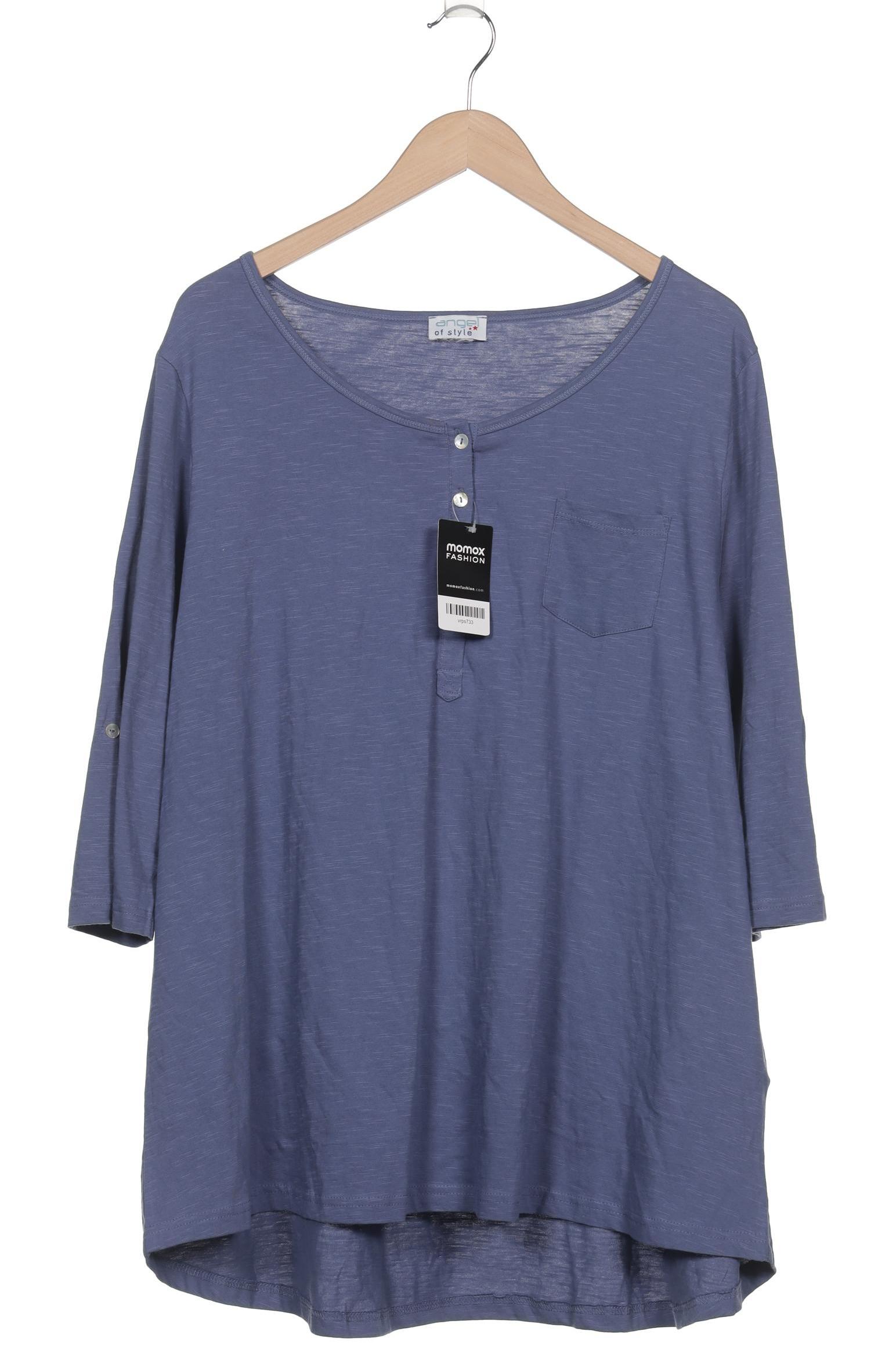 

Angel of Style Damen Langarmshirt, blau, Gr. 52