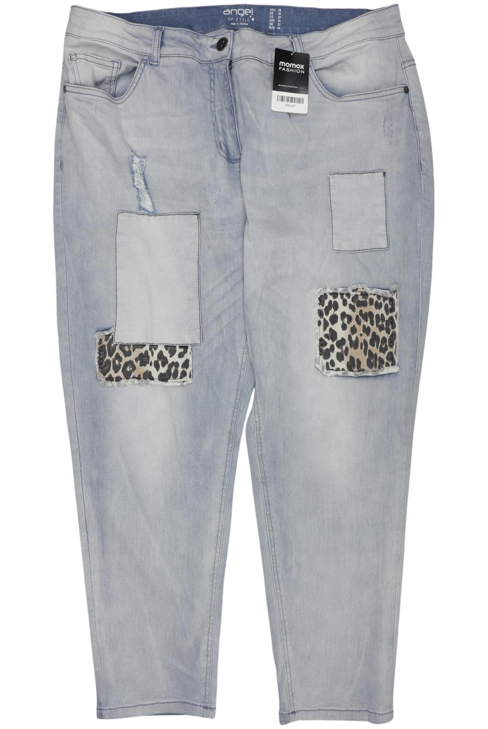 

Angel of Style Damen Jeans, hellblau, Gr. 48