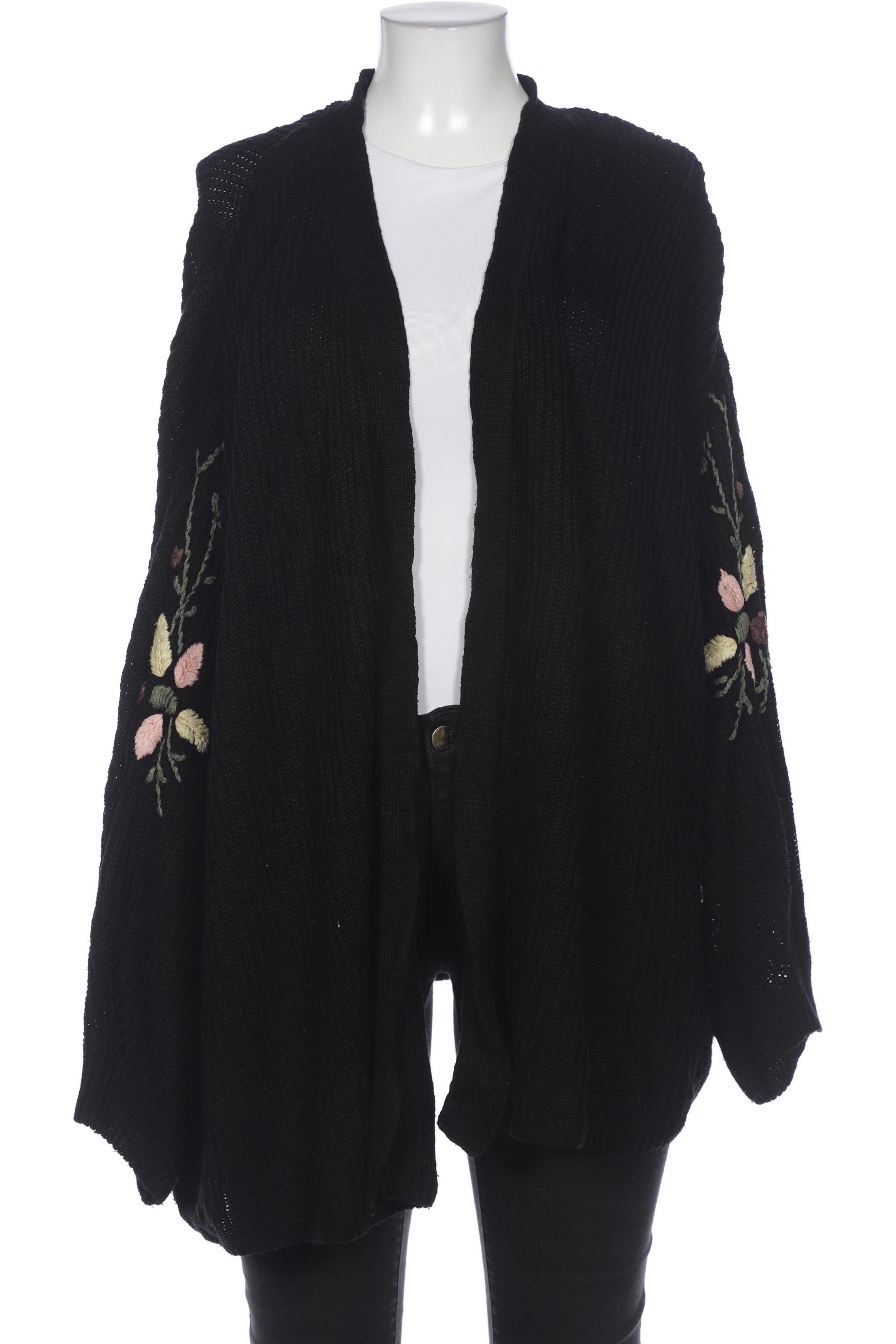 

Angel of Style Damen Strickjacke, schwarz, Gr. 56