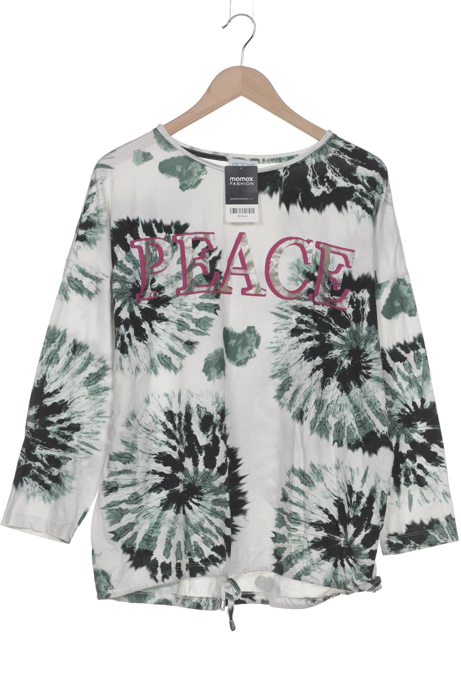 

Angel of Style Damen Langarmshirt, weiß, Gr. 46