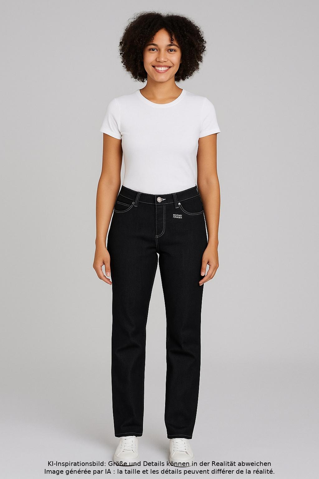 

Angels Damen Jeans, schwarz, Gr. 40