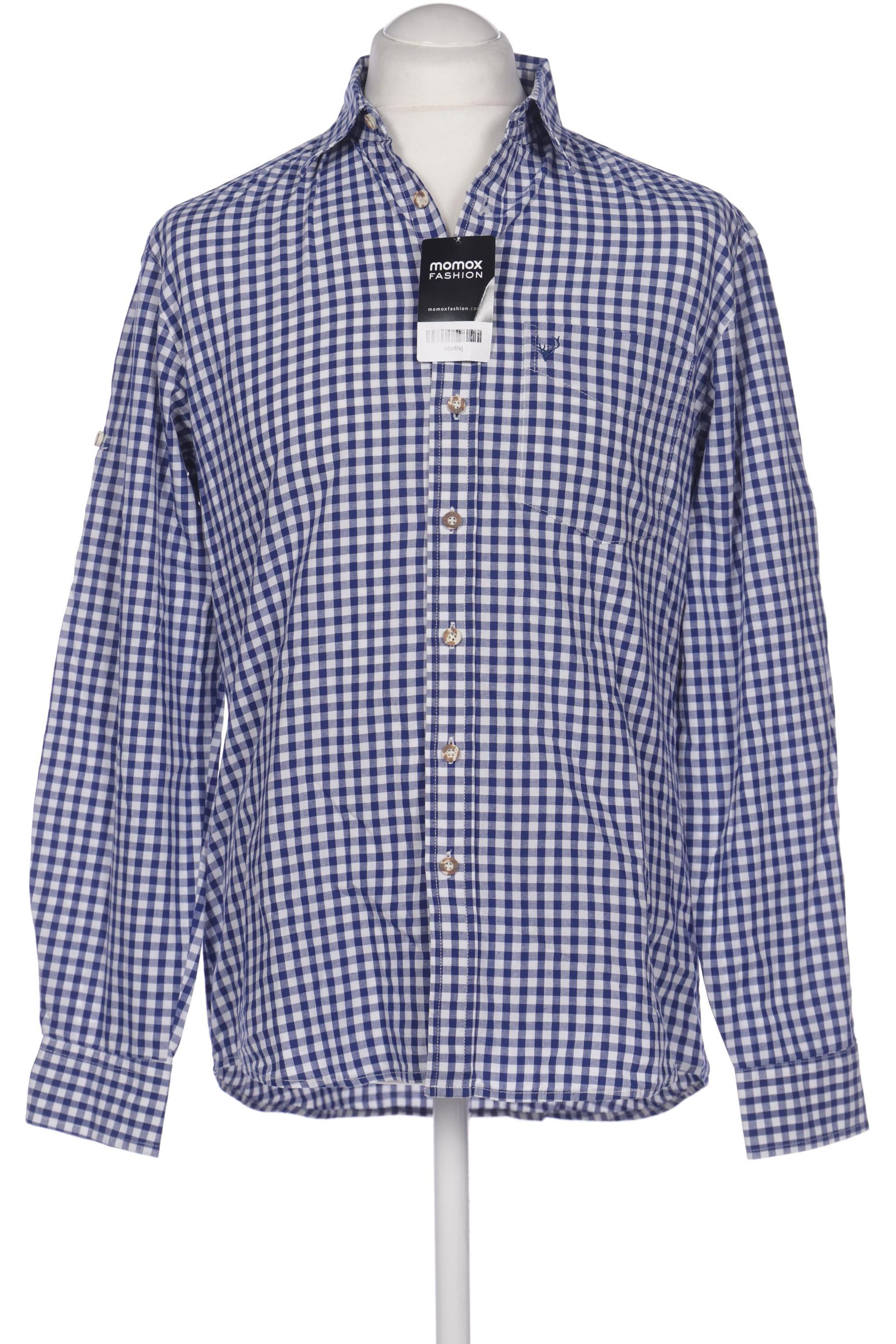 

Angermaier Herren Hemd, blau, Gr. 48