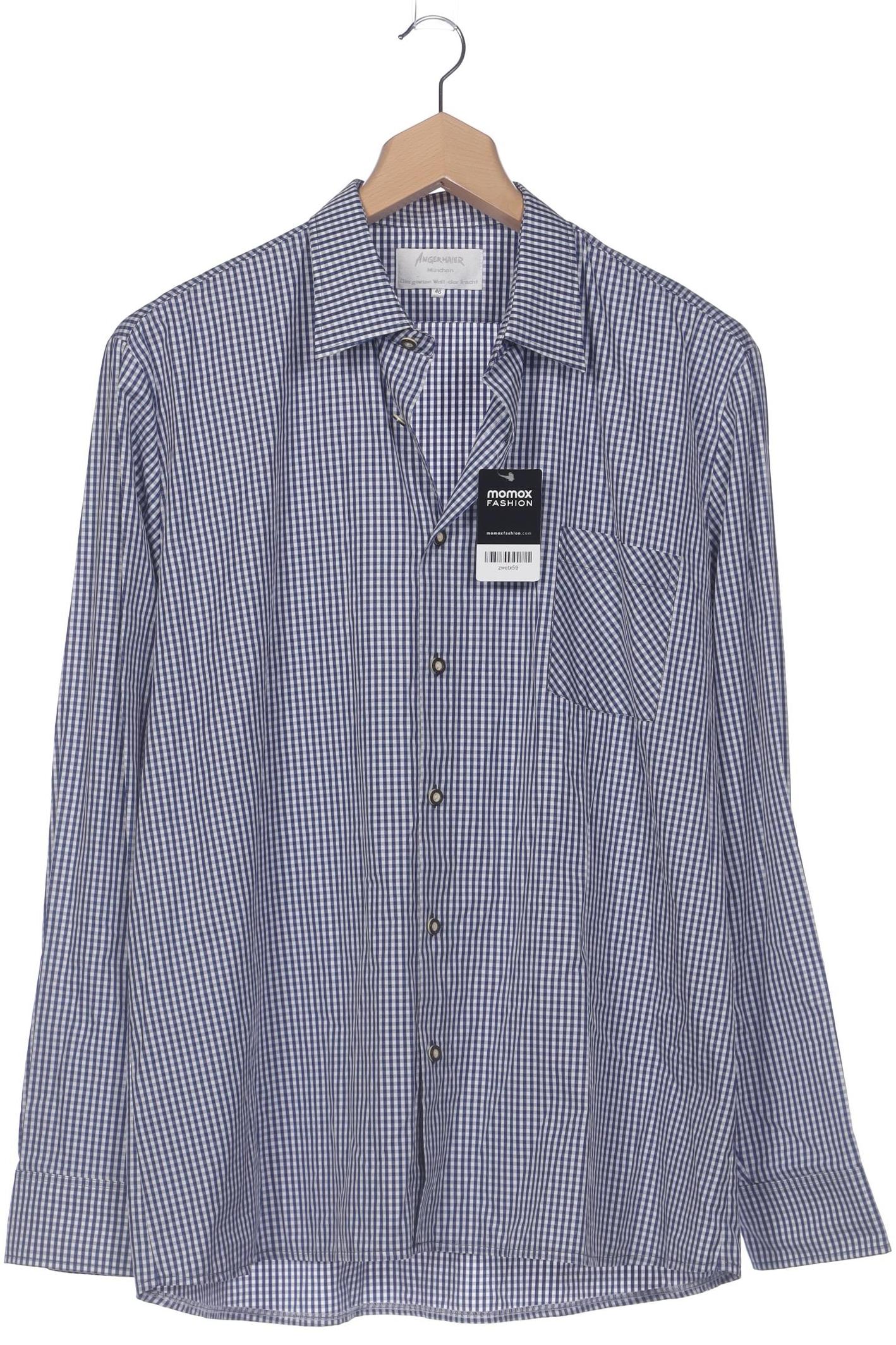 

Angermaier Herren Hemd, marineblau, Gr. 56