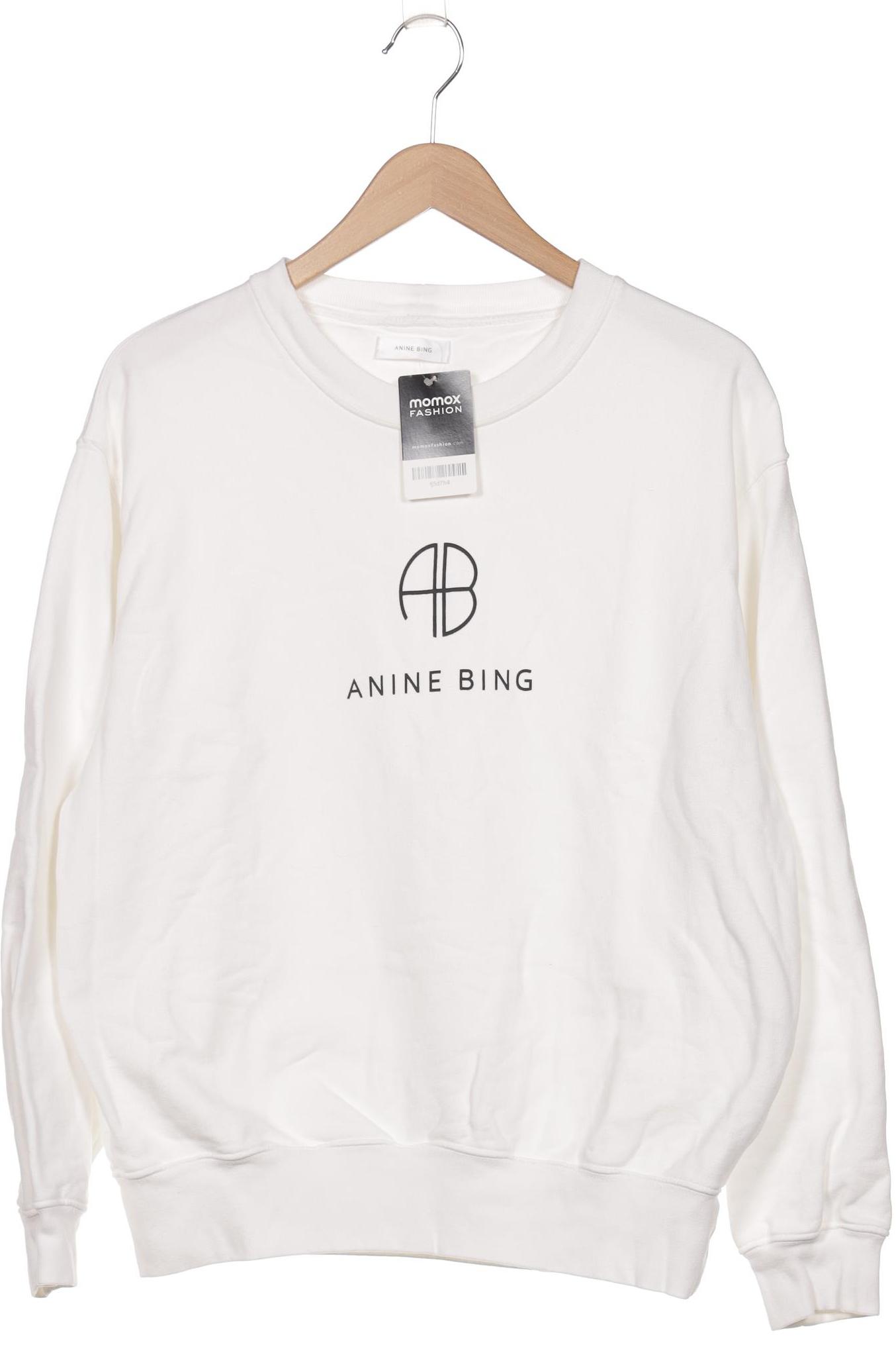 

Anine Bing Damen Sweatshirt, weiß, Gr. 38