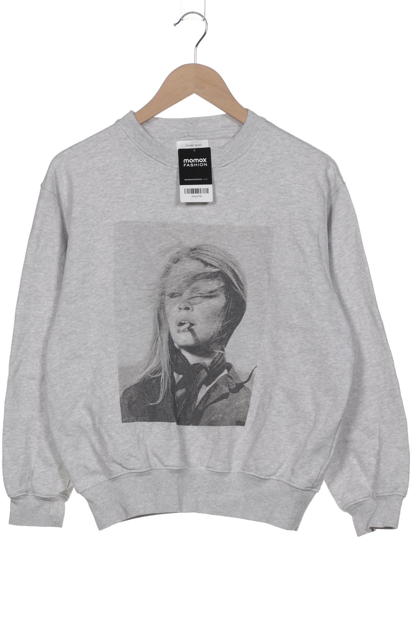 

Anine Bing Damen Sweatshirt, grau, Gr. 36