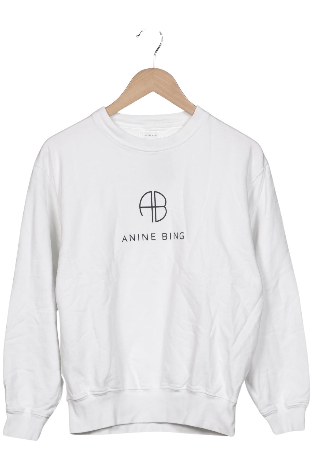 

Anine Bing Damen Sweatshirt, weiß, Gr. 36
