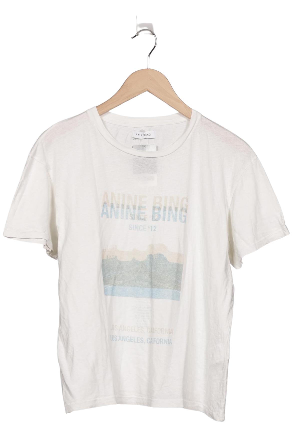 

Anine Bing Damen T-Shirt, cremeweiß, Gr. 34
