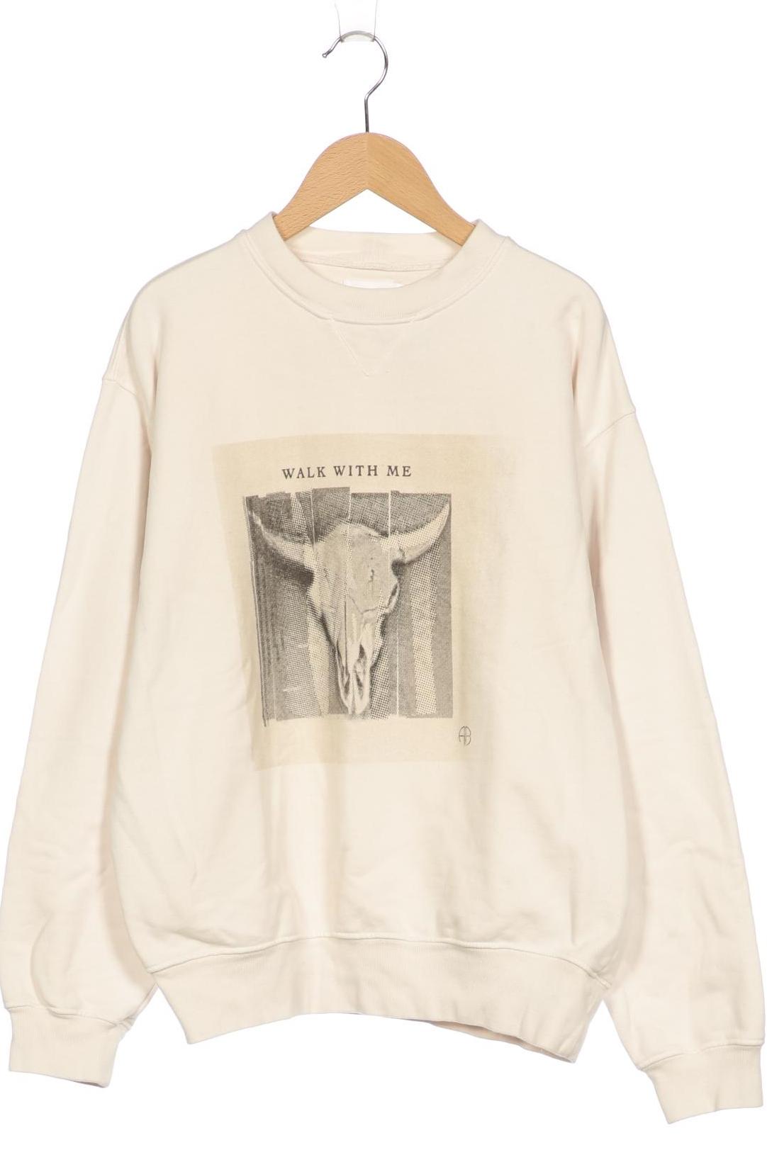 

Anine Bing Damen Sweatshirt, cremeweiß, Gr. 36