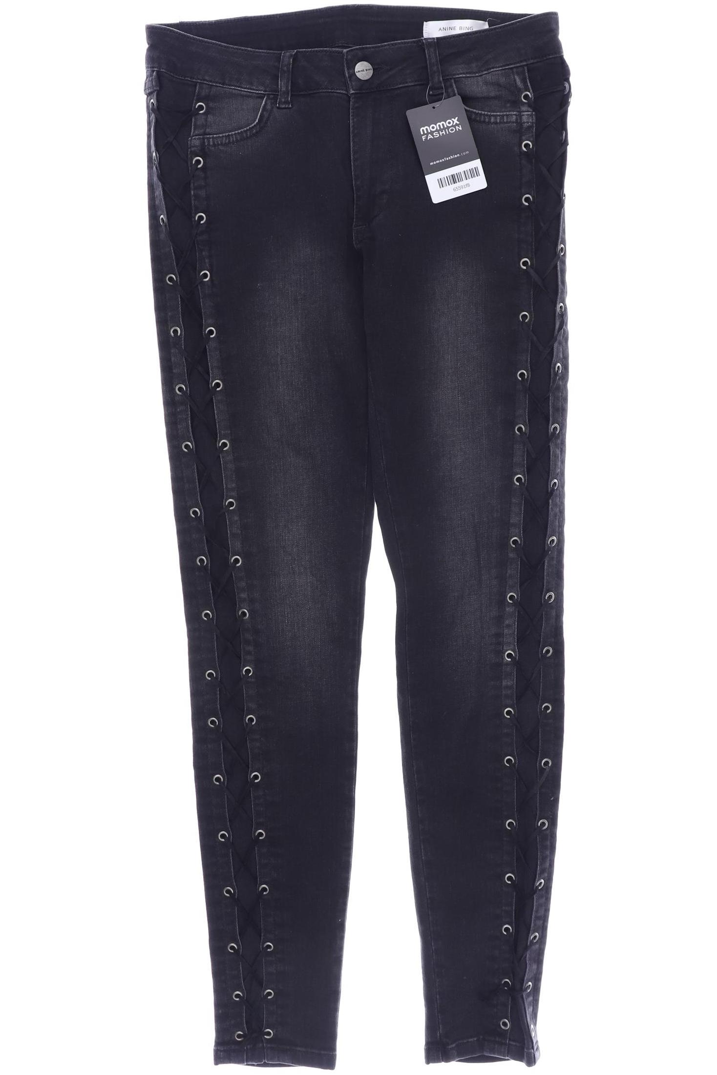 

Anine Bing Damen Jeans, schwarz, Gr. 26