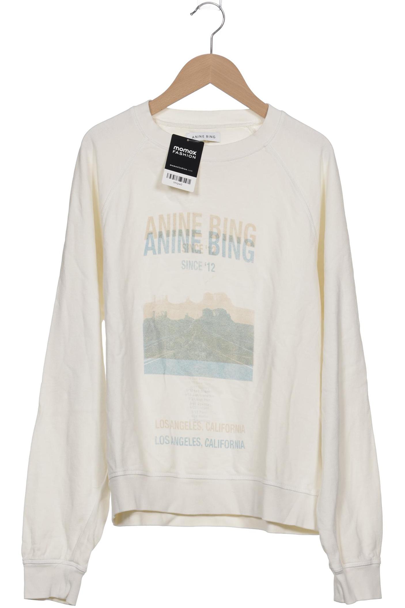 

Anine Bing Damen Sweatshirt, cremeweiß, Gr. 38