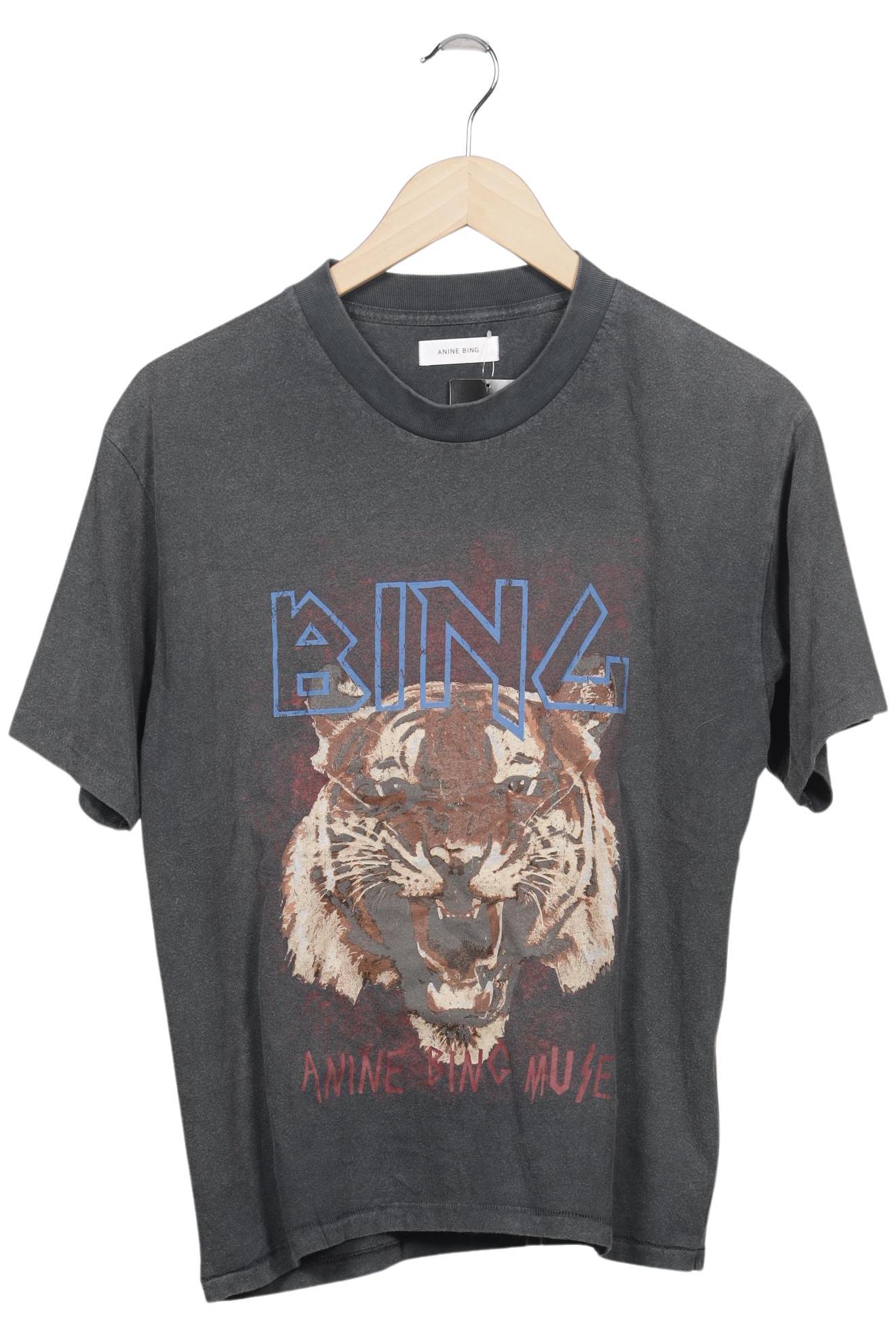 

Anine Bing Damen T-Shirt, grau, Gr. 36