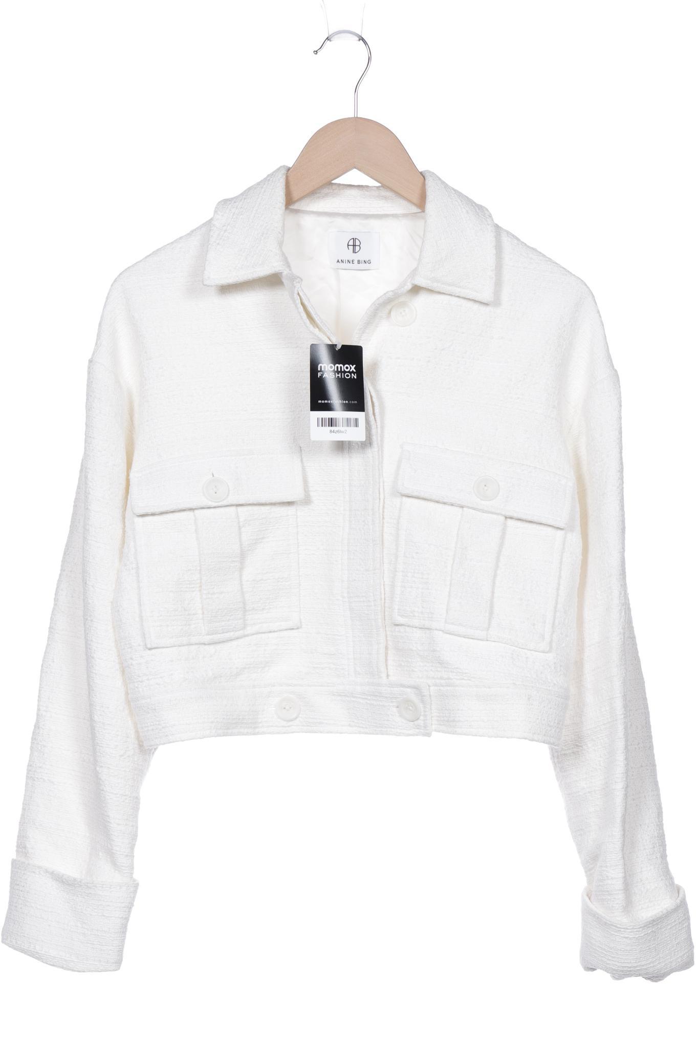 

Anine Bing Damen Jacke, weiß, Gr. 34