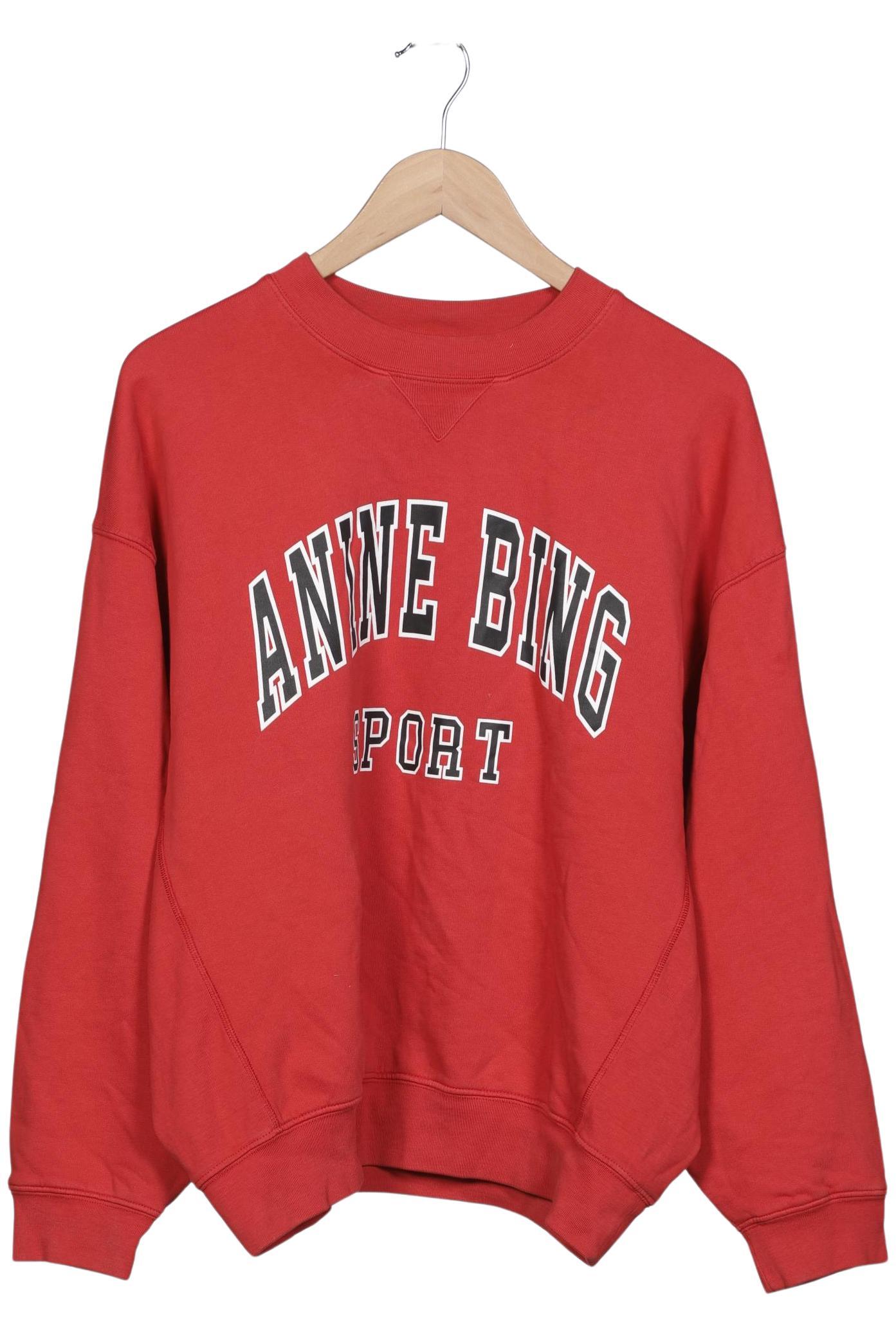 

Anine Bing Damen Sweatshirt, rot, Gr. 36