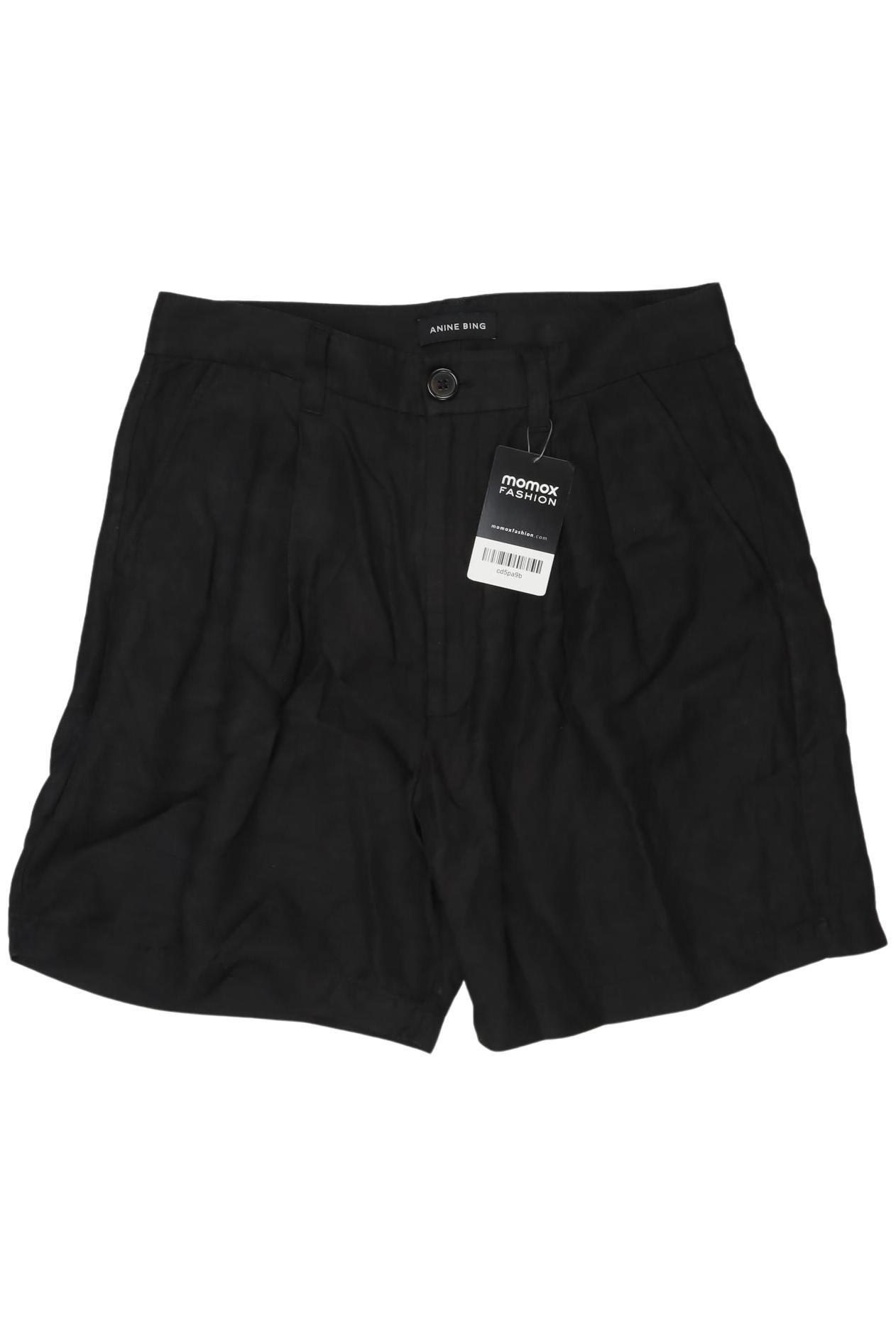 

Anine Bing Damen Shorts, schwarz, Gr. 38