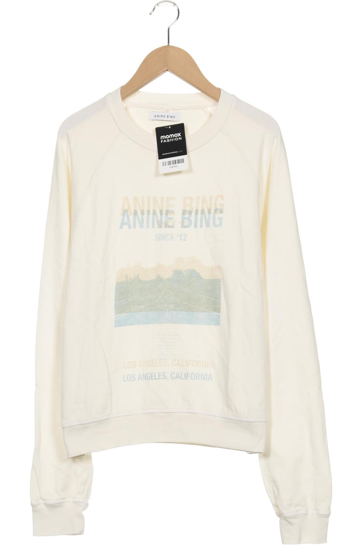 

Anine Bing Damen Sweatshirt, cremeweiß, Gr. 34