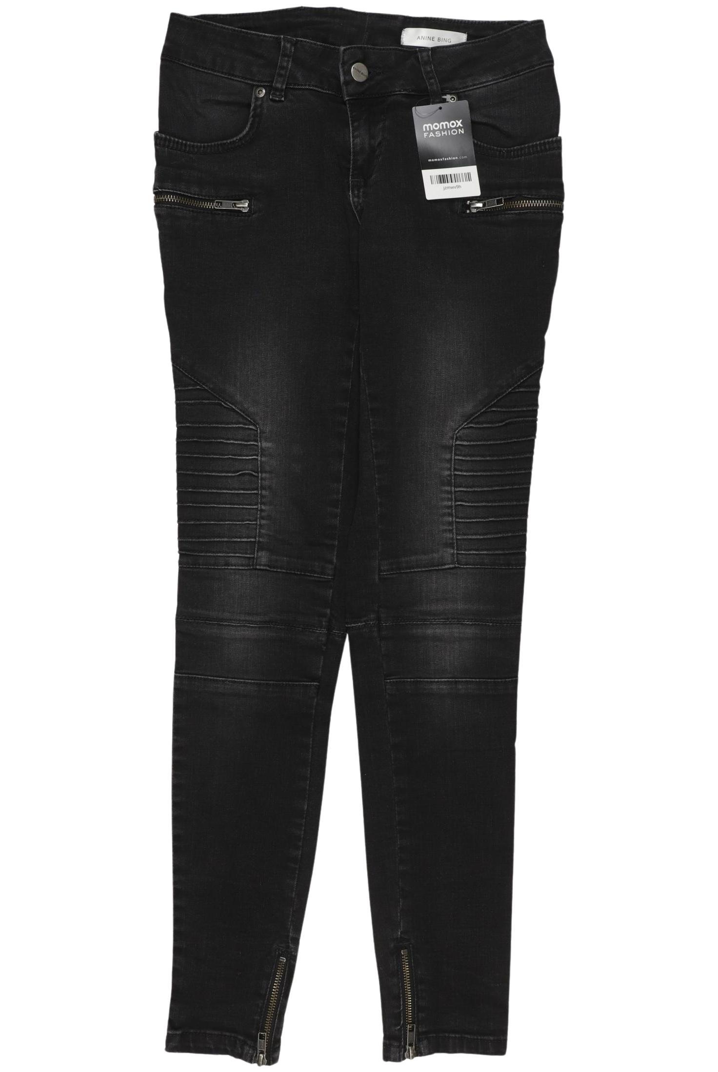 

Anine Bing Damen Jeans, schwarz, Gr. 24