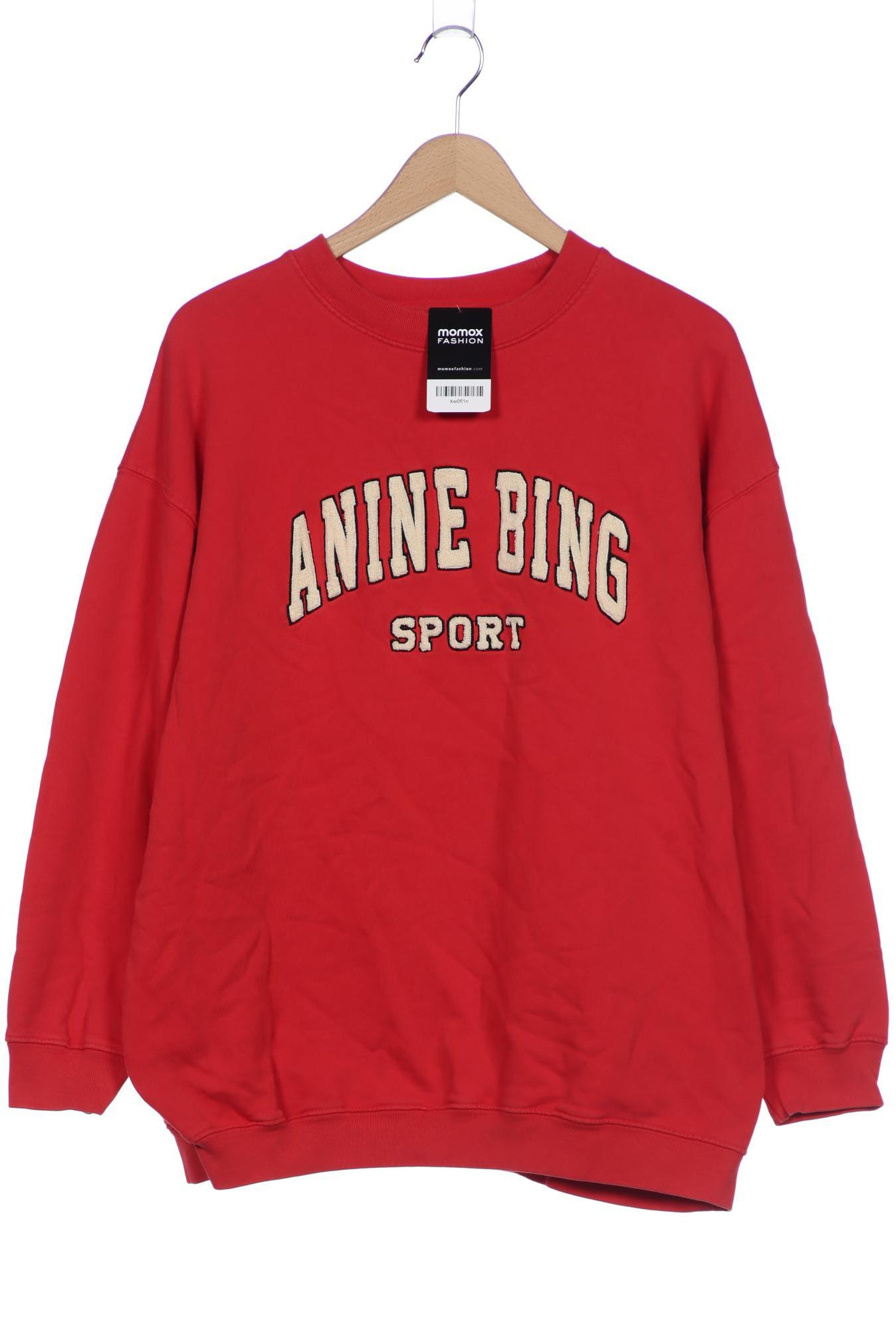 

Anine Bing Damen Sweatshirt, rot, Gr. 38
